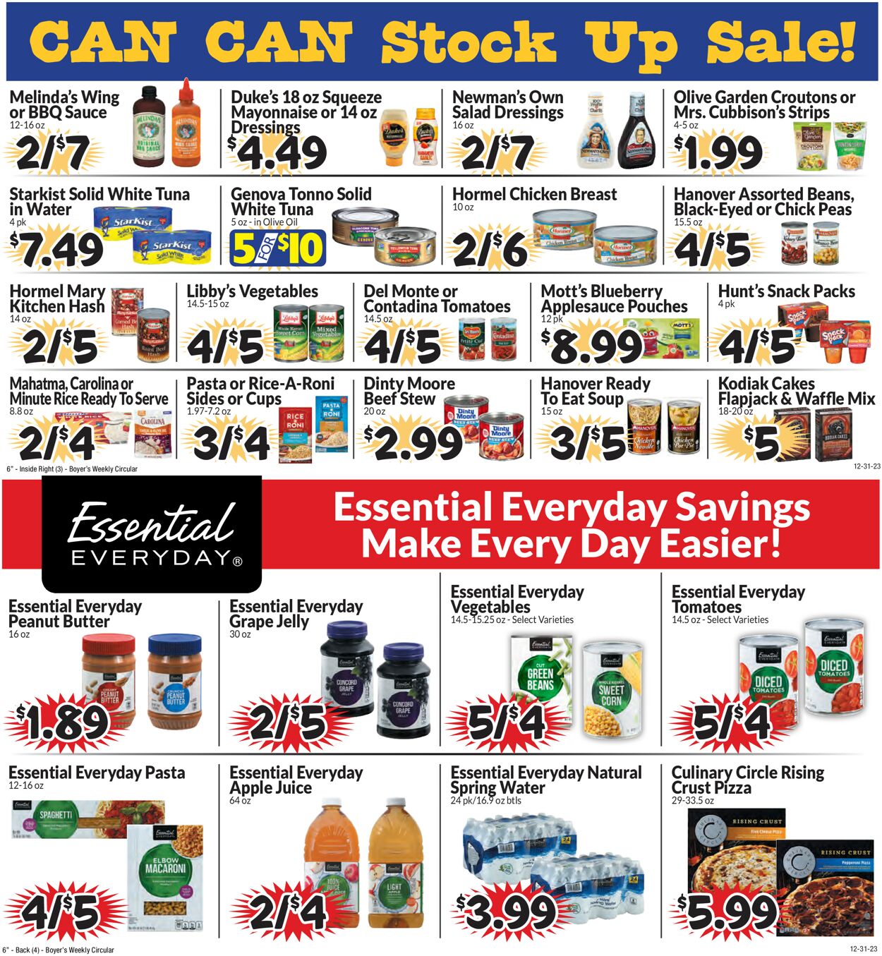 Boyer's Food Markets Weekly Ad Circular - valid 12/31-01/06/2024 (Page 2)