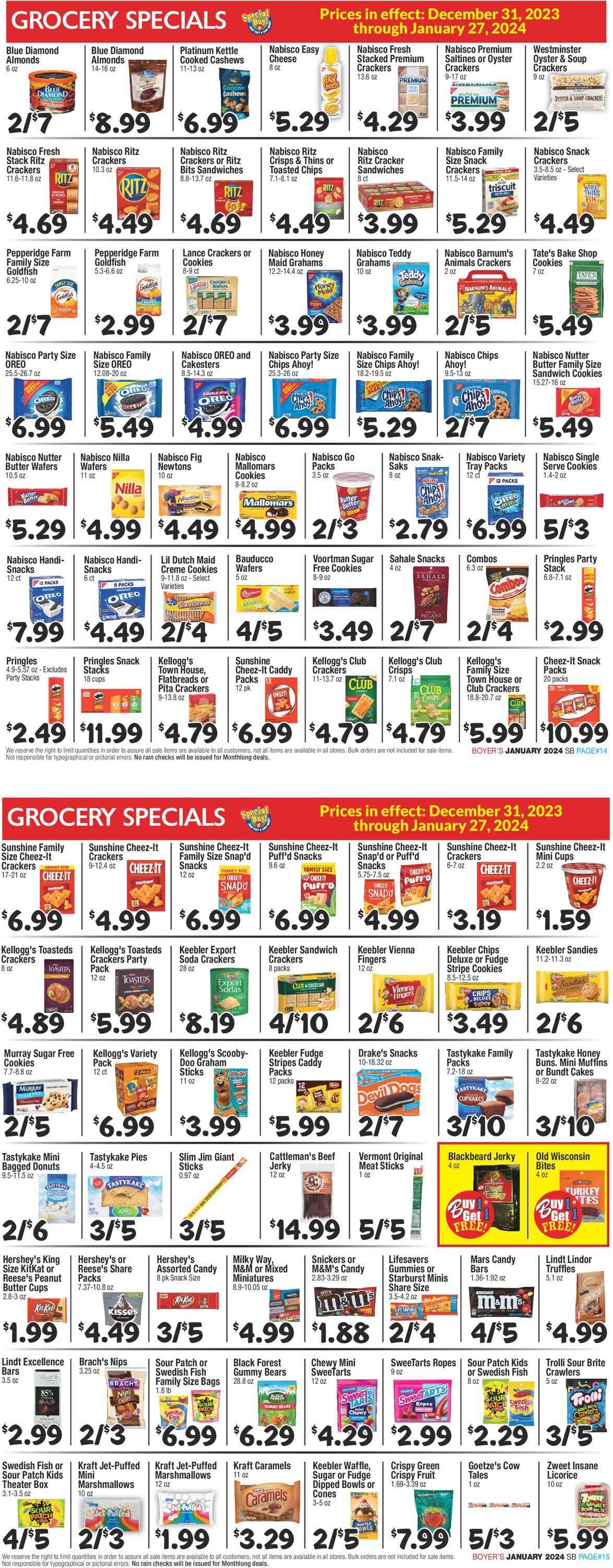 Boyer's Food Markets Weekly Ad Circular - valid 12/31-01/27/2024 (Page 8)