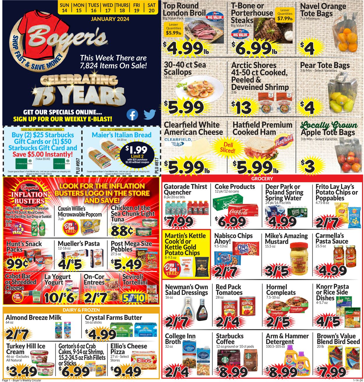 Boyer's Food Markets Weekly Ad Circular - valid 01/14-01/20/2024 (Page 3)