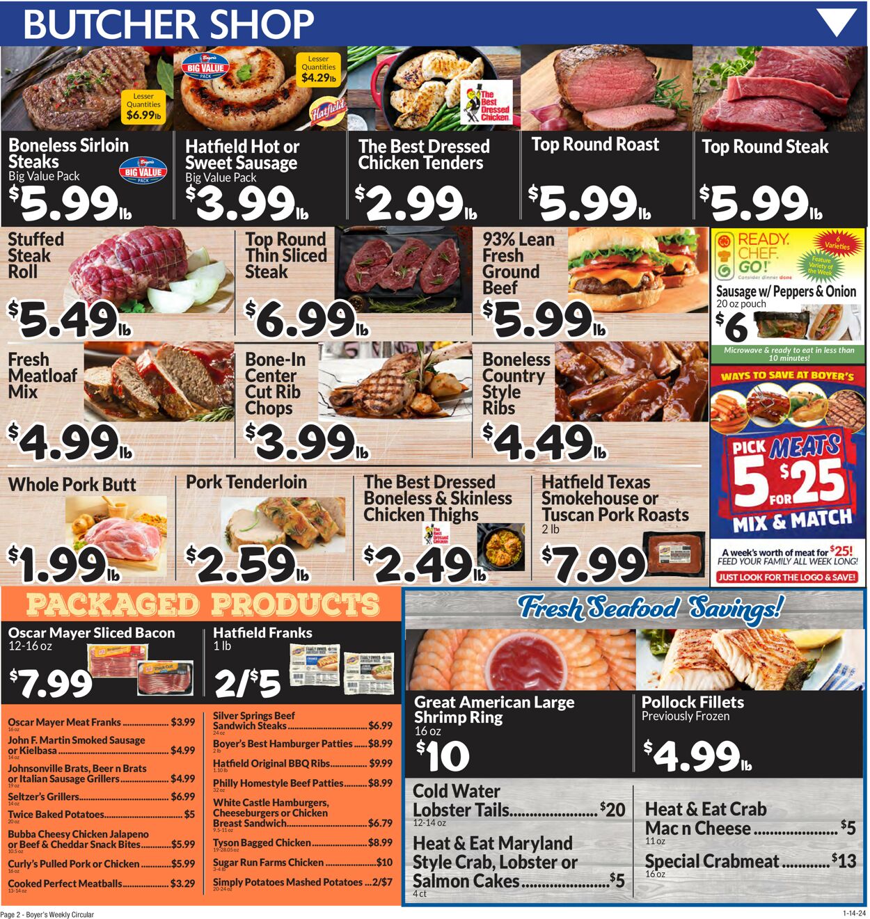 Boyer's Food Markets Weekly Ad Circular - valid 01/14-01/20/2024 (Page 4)