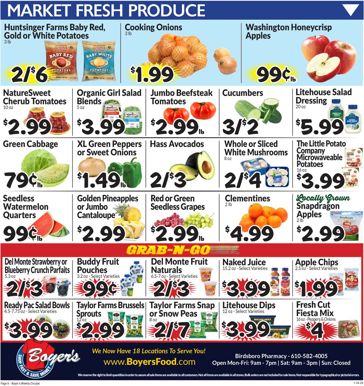 Boyer's Food Markets Weekly Ad Circular - valid 01/14-01/20/2024 (Page 11)