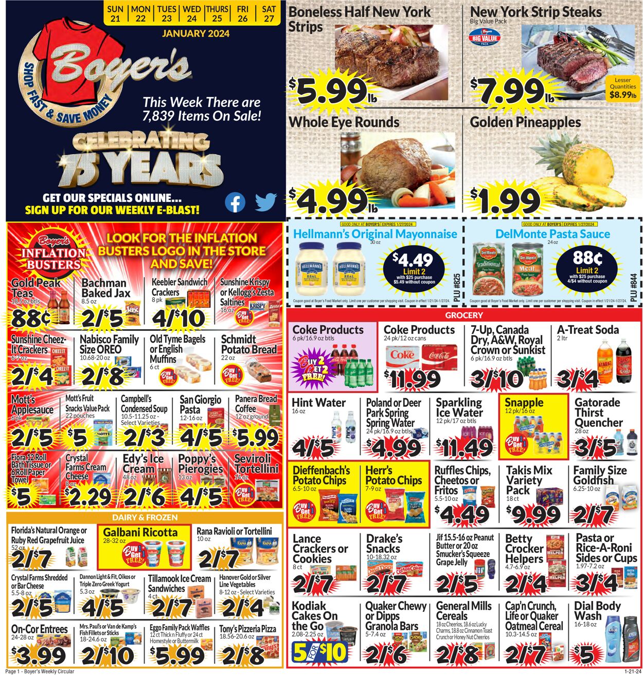 Boyer's Food Markets Weekly Ad Circular - valid 01/21-01/27/2024 (Page 3)