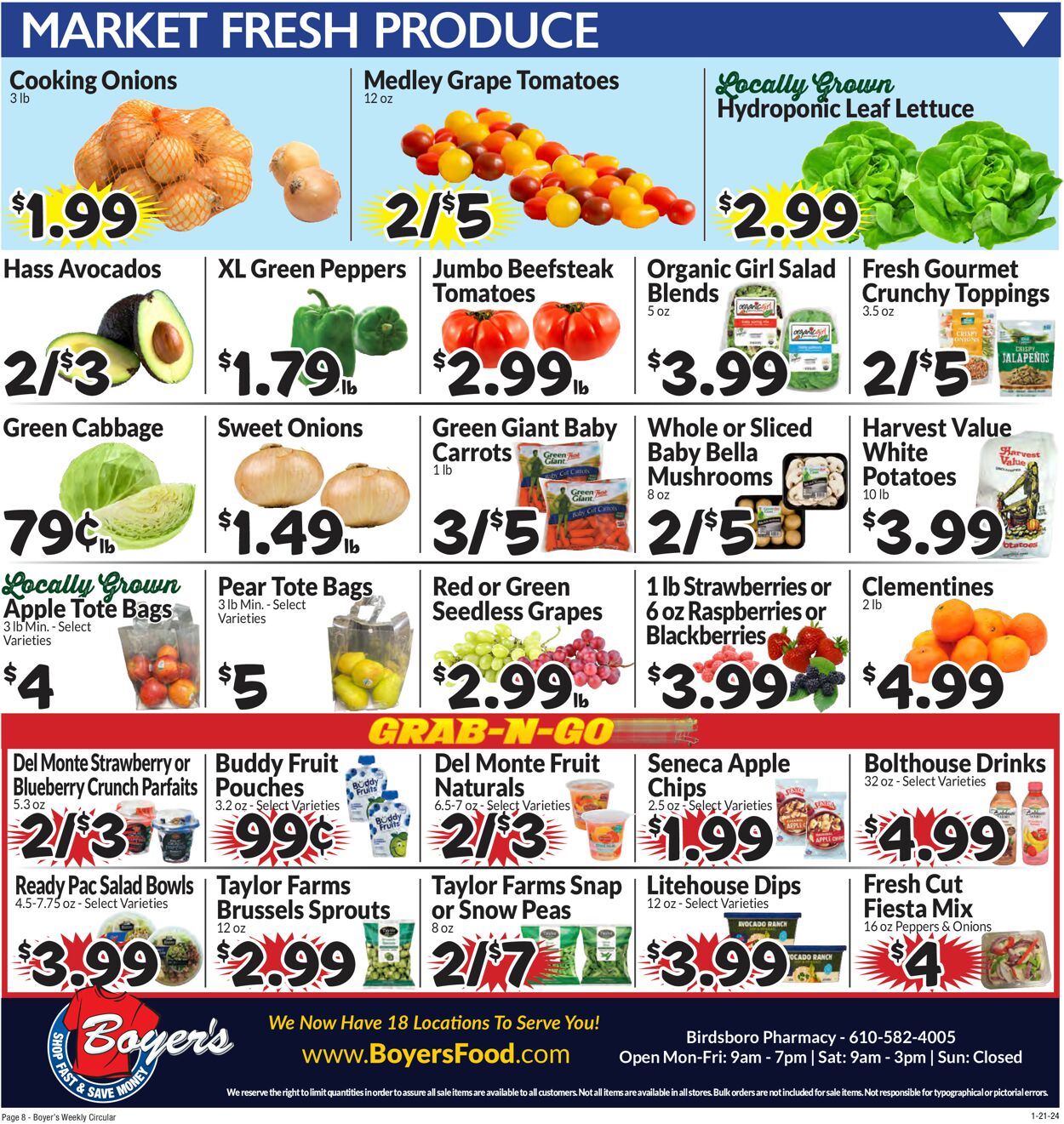 Boyer's Food Markets Weekly Ad Circular - valid 01/21-01/27/2024 (Page 11)