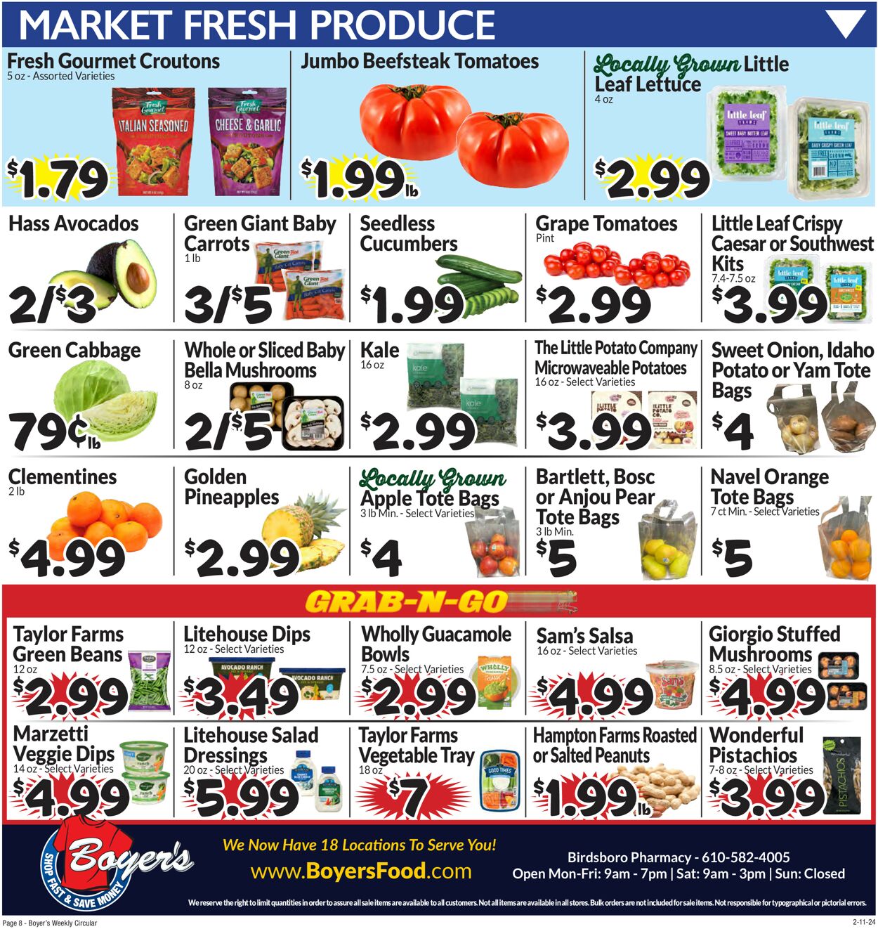 Boyer's Food Markets Weekly Ad Circular - valid 02/11-02/17/2024 (Page 11)
