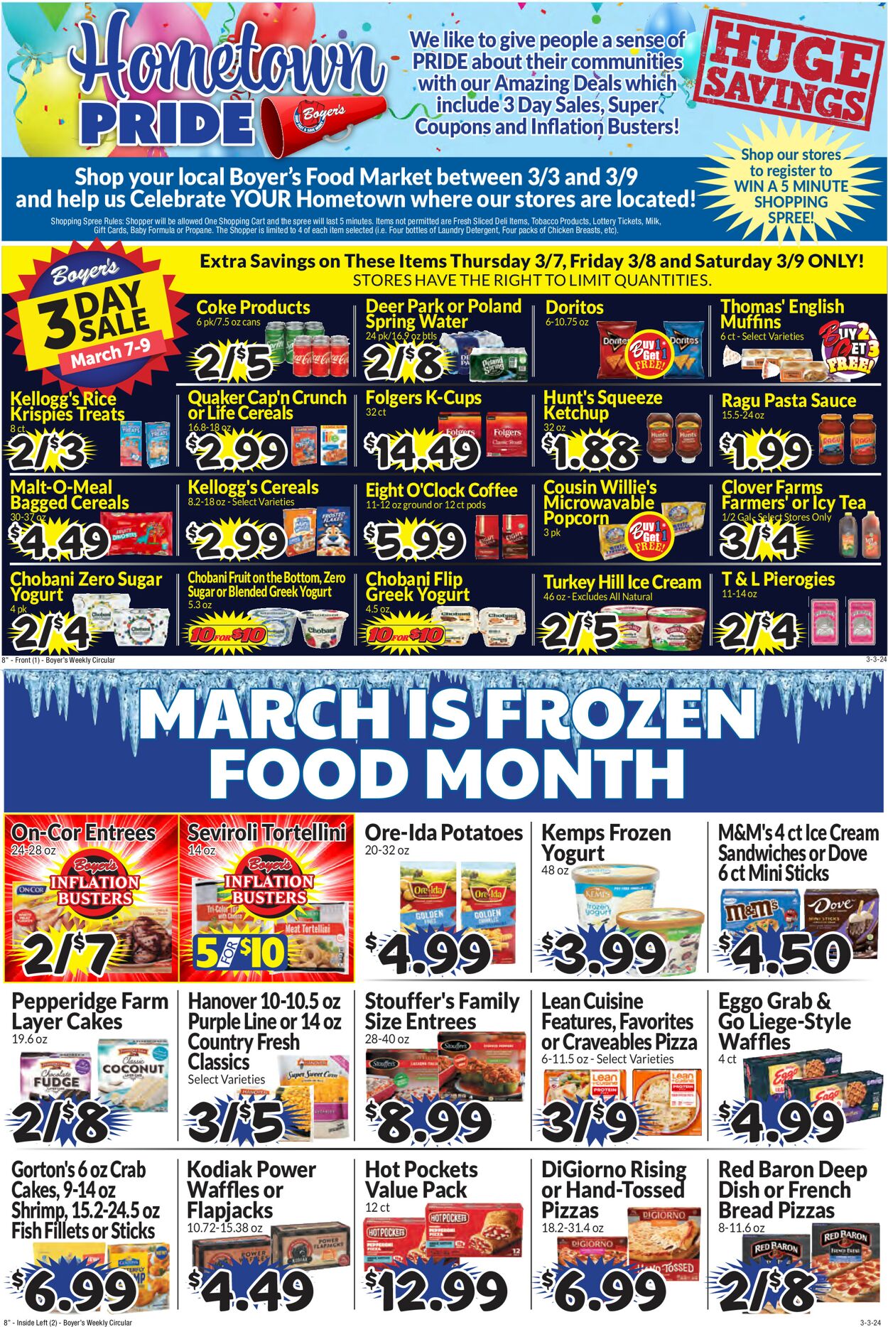 Boyer's Food Markets Weekly Ad Circular - valid 03/03-03/09/2024