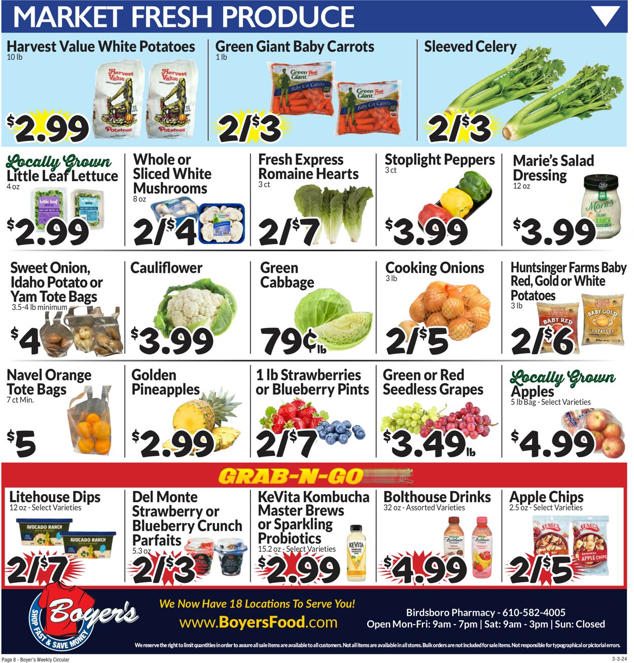 Boyer's Food Markets Weekly Ad Circular - valid 03/03-03/09/2024 (Page 11)