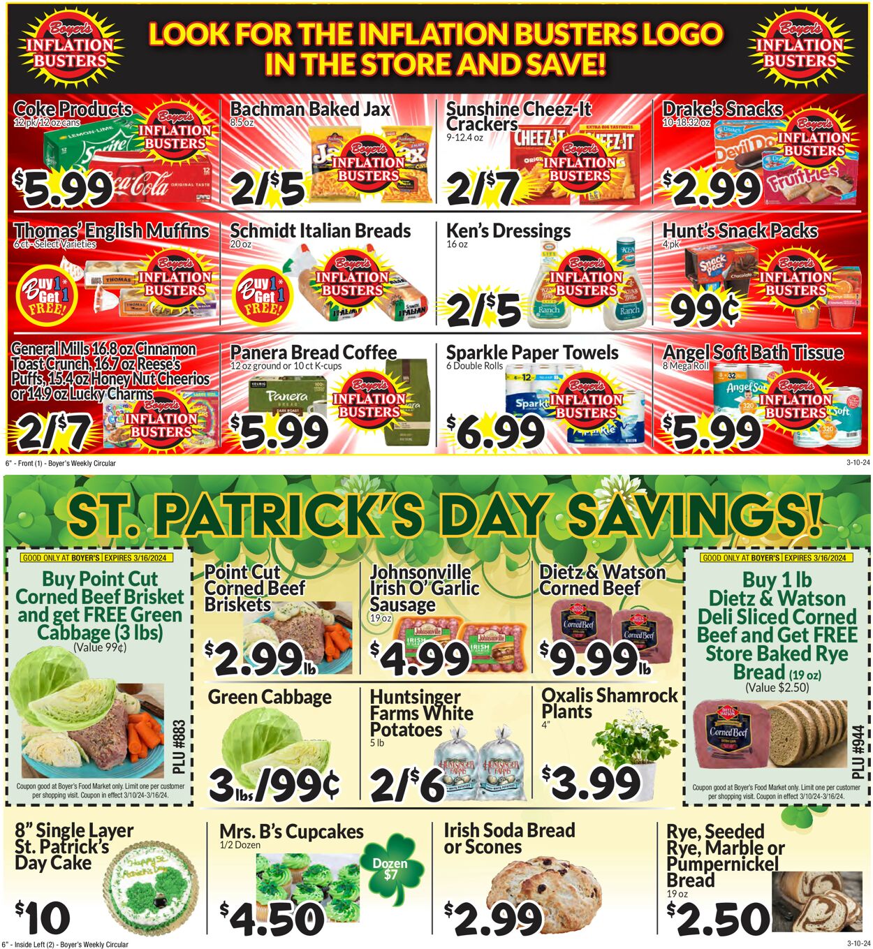 Boyer's Food Markets Weekly Ad Circular - valid 03/10-03/16/2024