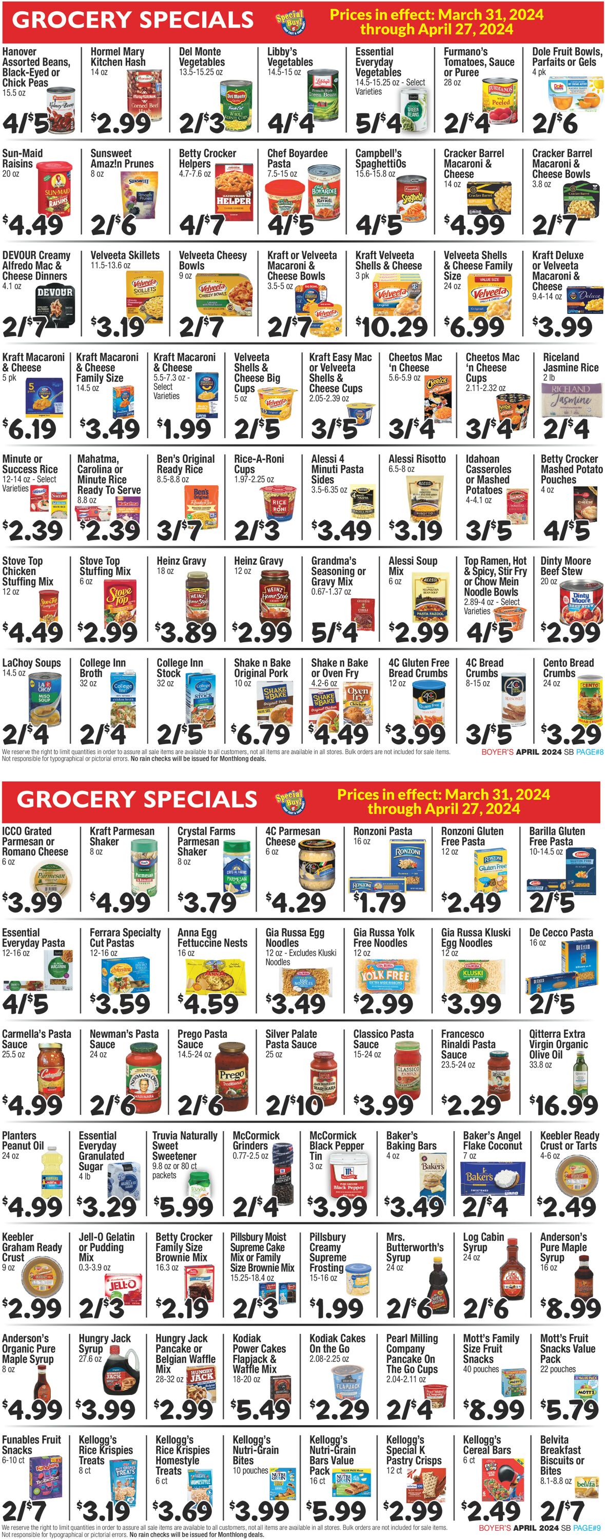 Boyer's Food Markets Weekly Ad Circular - valid 03/31-04/27/2024 (Page 5)