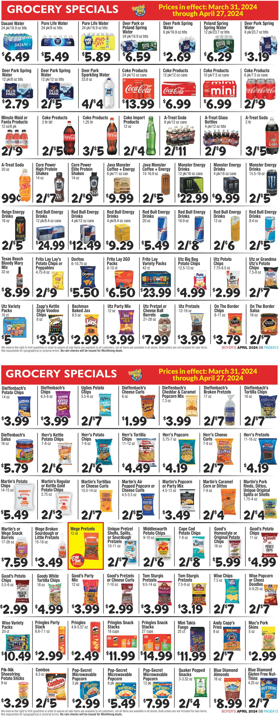 Boyer's Food Markets Weekly Ad Circular - valid 03/31-04/27/2024 (Page 7)