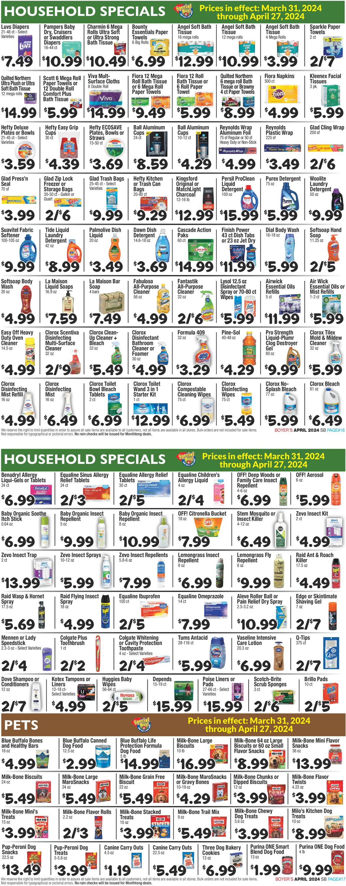 Boyer's Food Markets Weekly Ad Circular - valid 03/31-04/27/2024 (Page 9)