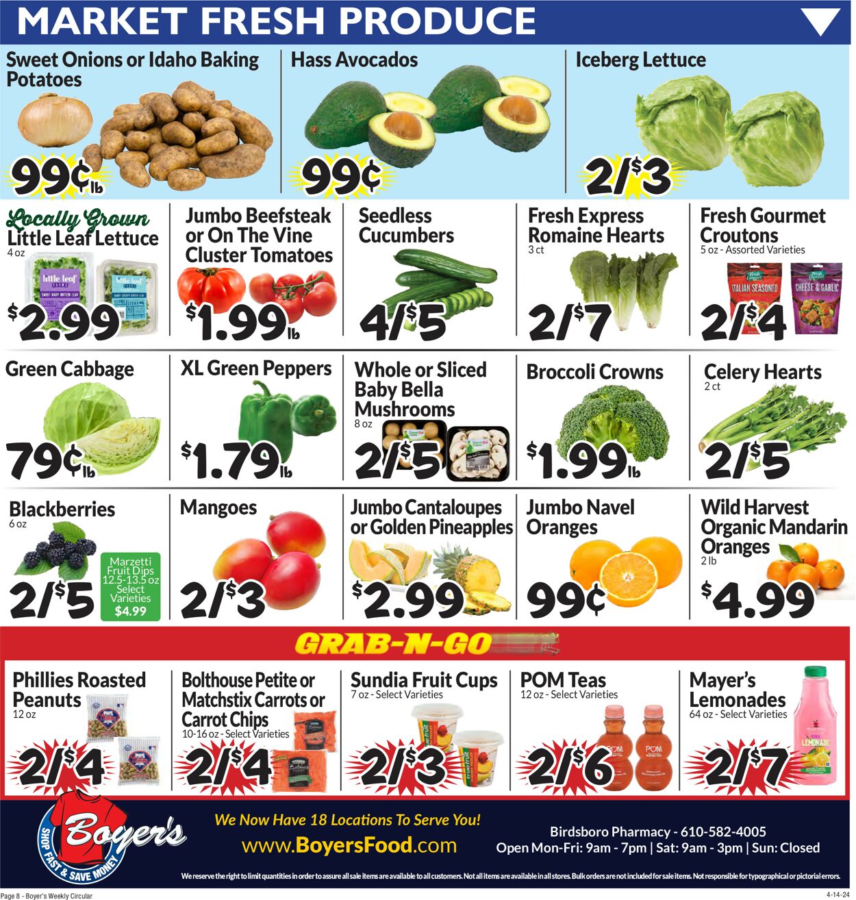 Boyer's Food Markets Weekly Ad Circular - valid 04/14-04/20/2024 (Page 11)