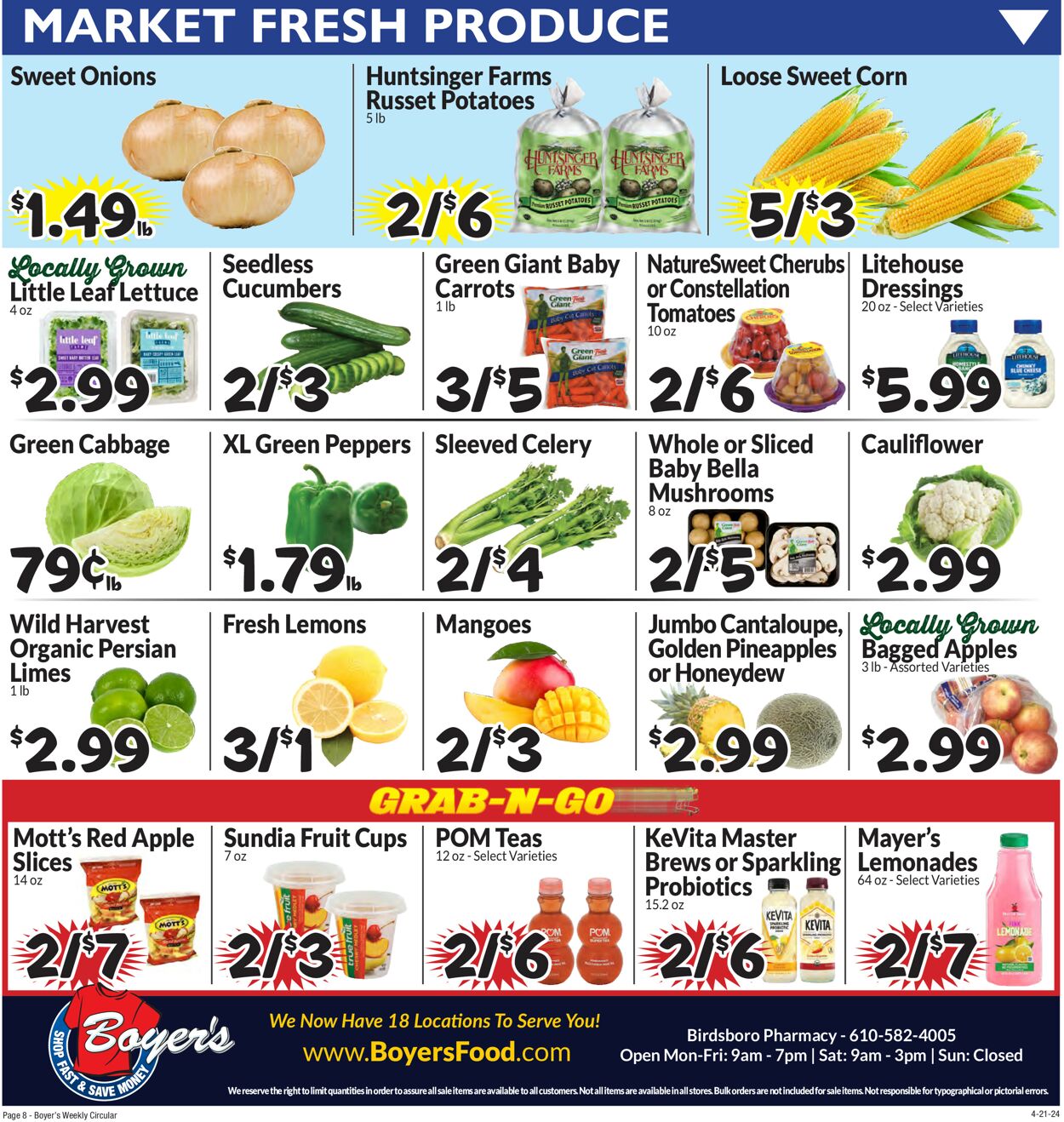 Boyer's Food Markets Weekly Ad Circular - valid 04/21-04/27/2024 (Page 11)