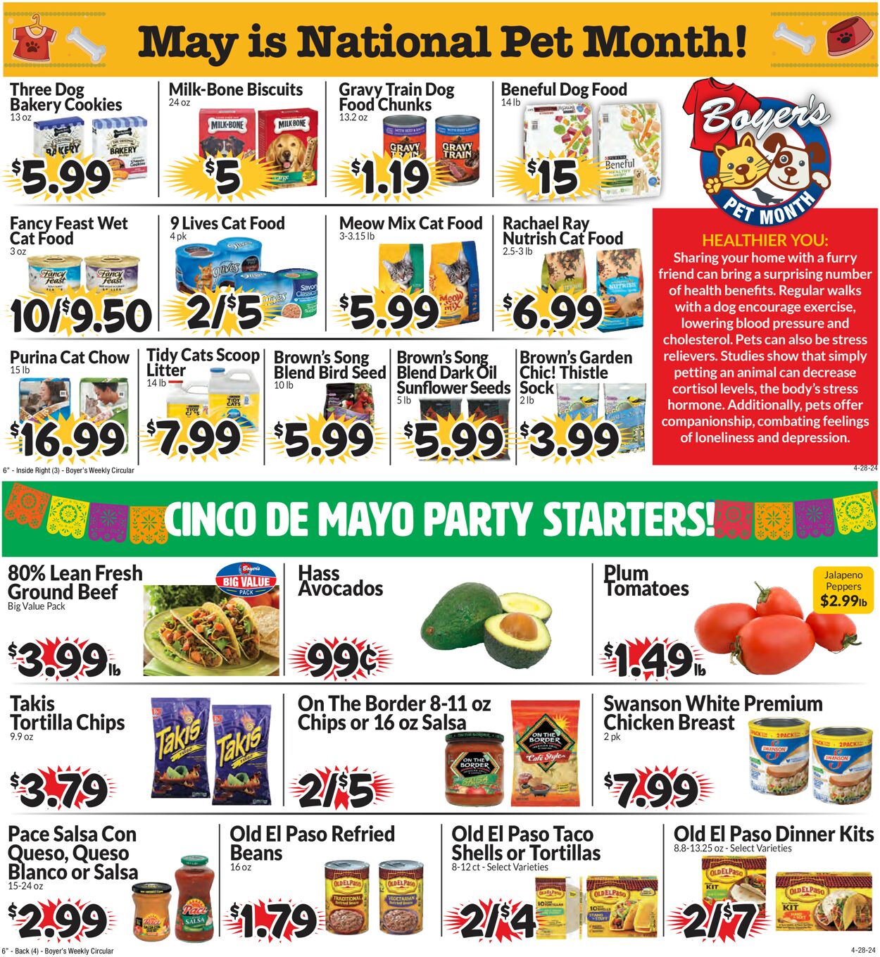 Boyer's Food Markets Weekly Ad Circular - valid 04/28-05/04/2024 (Page 2)