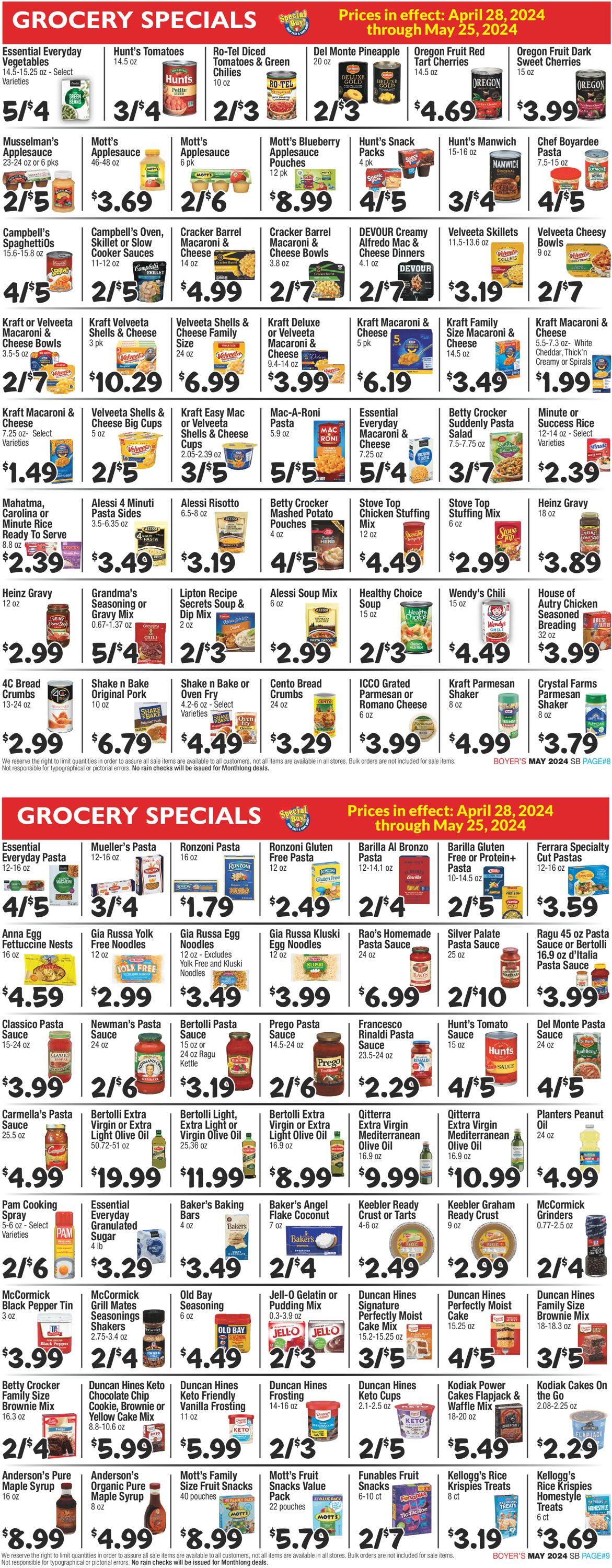 Boyer's Food Markets Weekly Ad Circular - valid 04/28-05/25/2024 (Page 5)