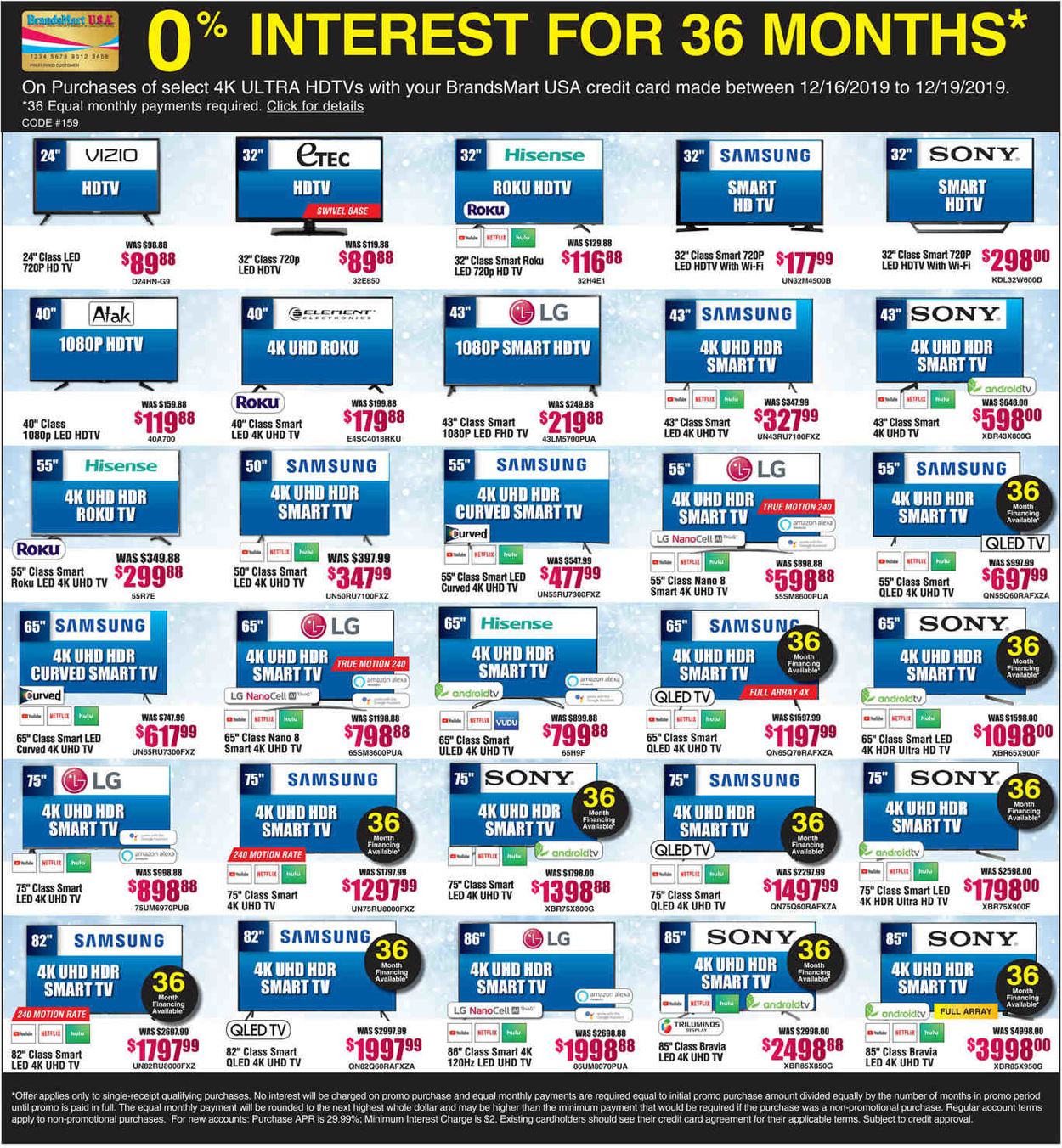 Brandsmart USA - Holiday Deals Ad 2019 Weekly Ad Circular - valid 12/16-12/19/2019 (Page 2)