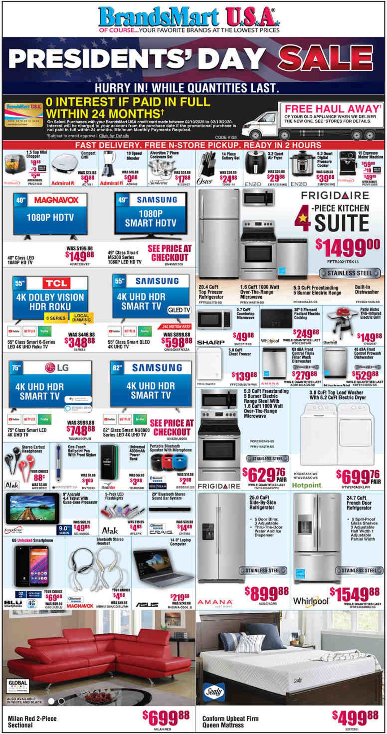 Brandsmart USA Weekly Ad Circular - valid 02/10-02/13/2020