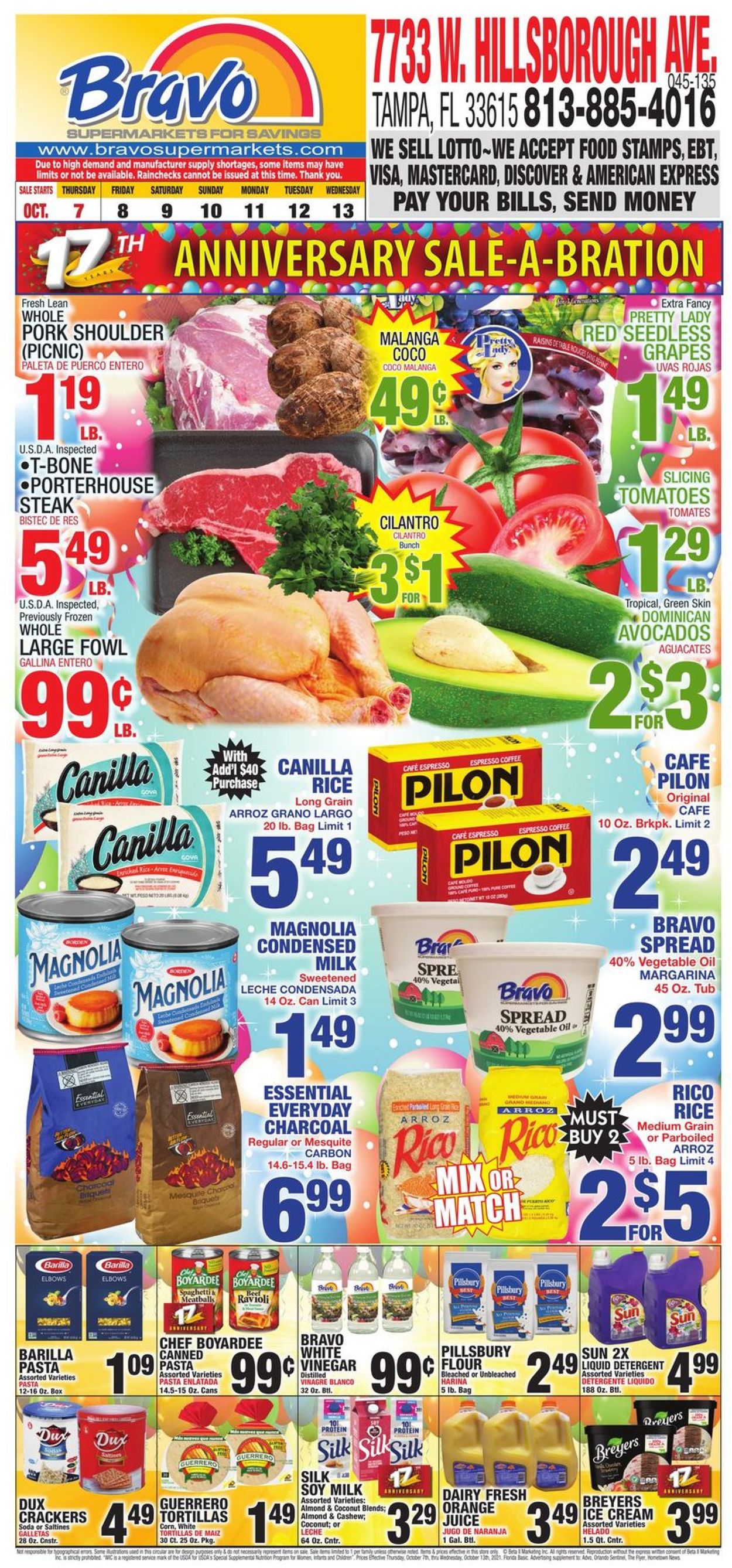 Bravo Supermarkets Weekly Ad Circular - valid 10/07-10/13/2021