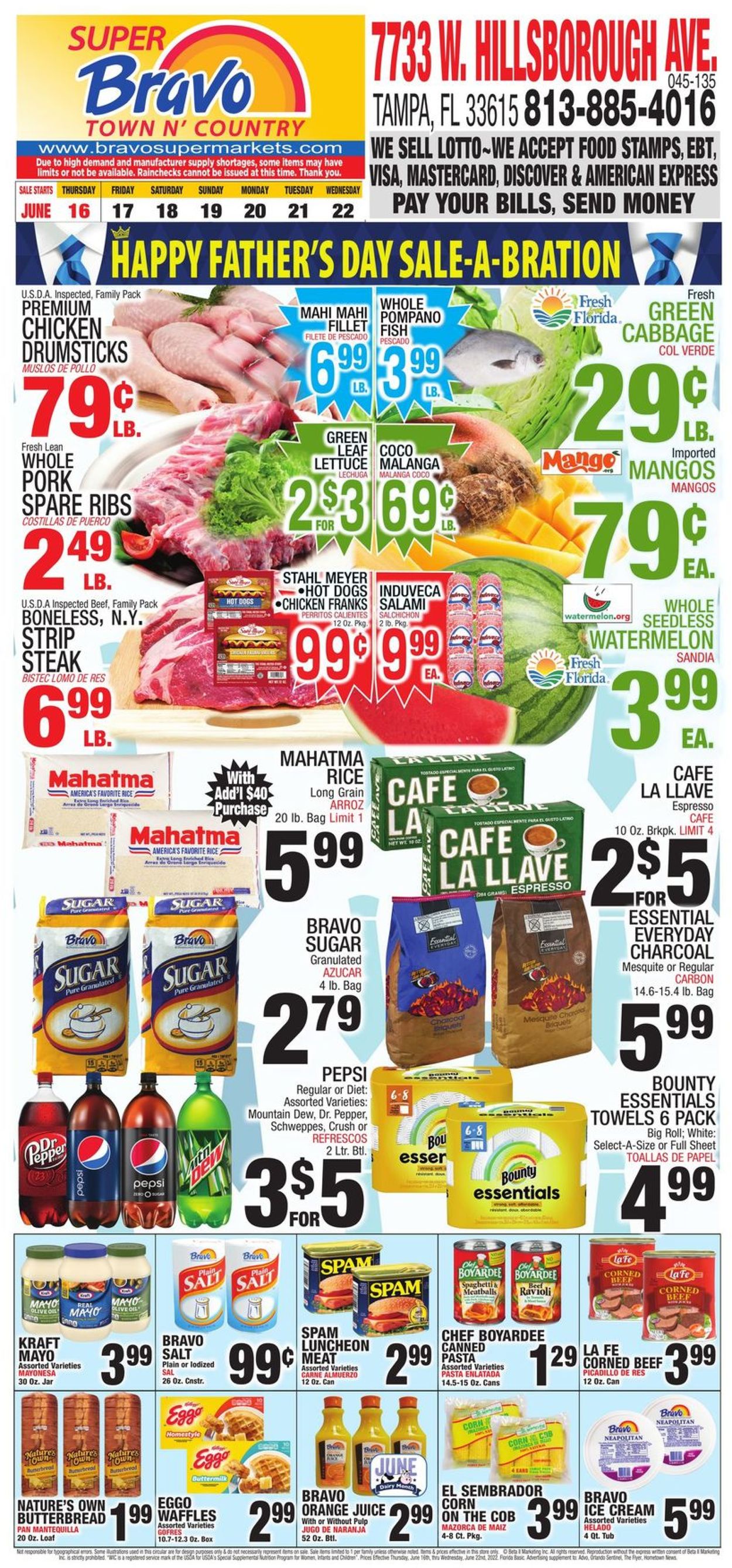 Bravo Supermarkets Weekly Ad Circular - valid 06/16-06/22/2022