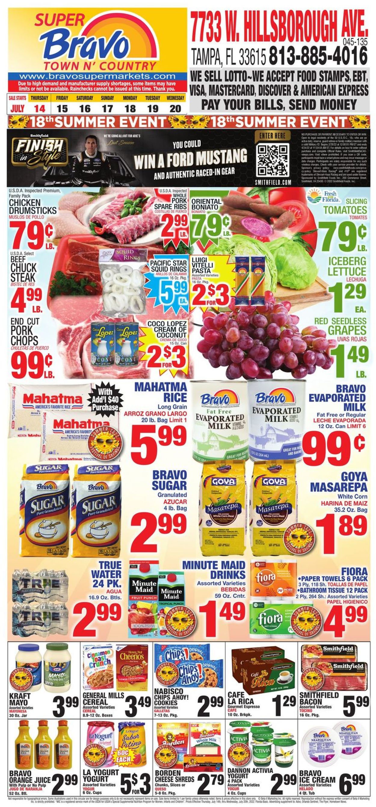 Bravo Supermarkets Weekly Ad Circular - valid 07/14-07/20/2022