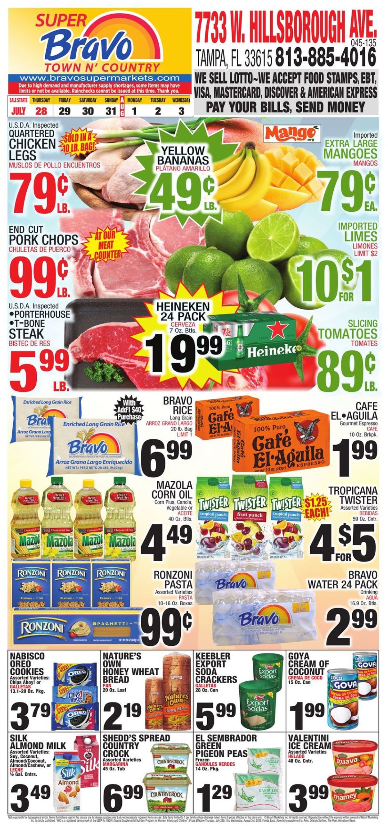 Bravo Supermarkets Weekly Ad Circular - valid 07/28-08/03/2022