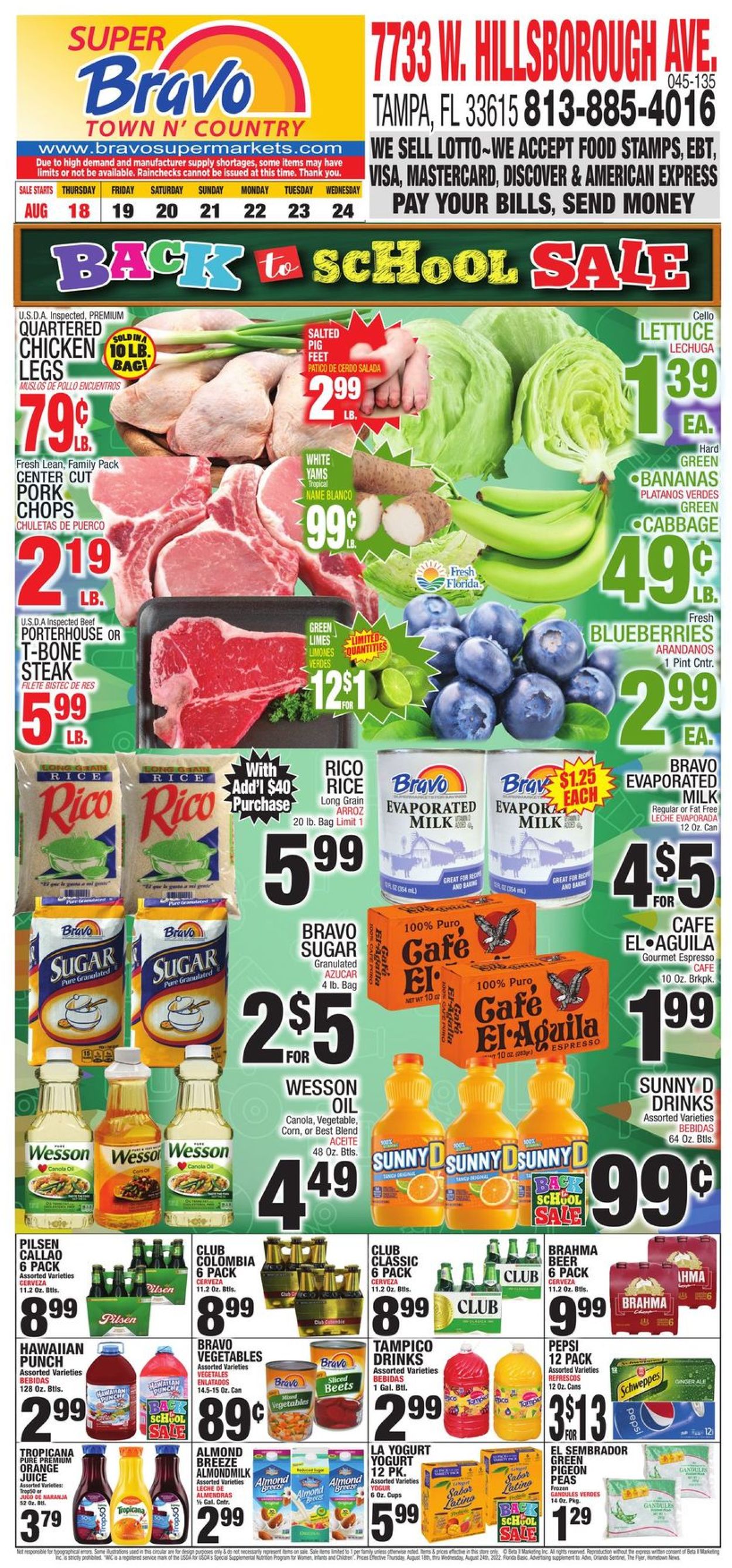 Bravo Supermarkets Weekly Ad Circular - valid 08/18-08/24/2022