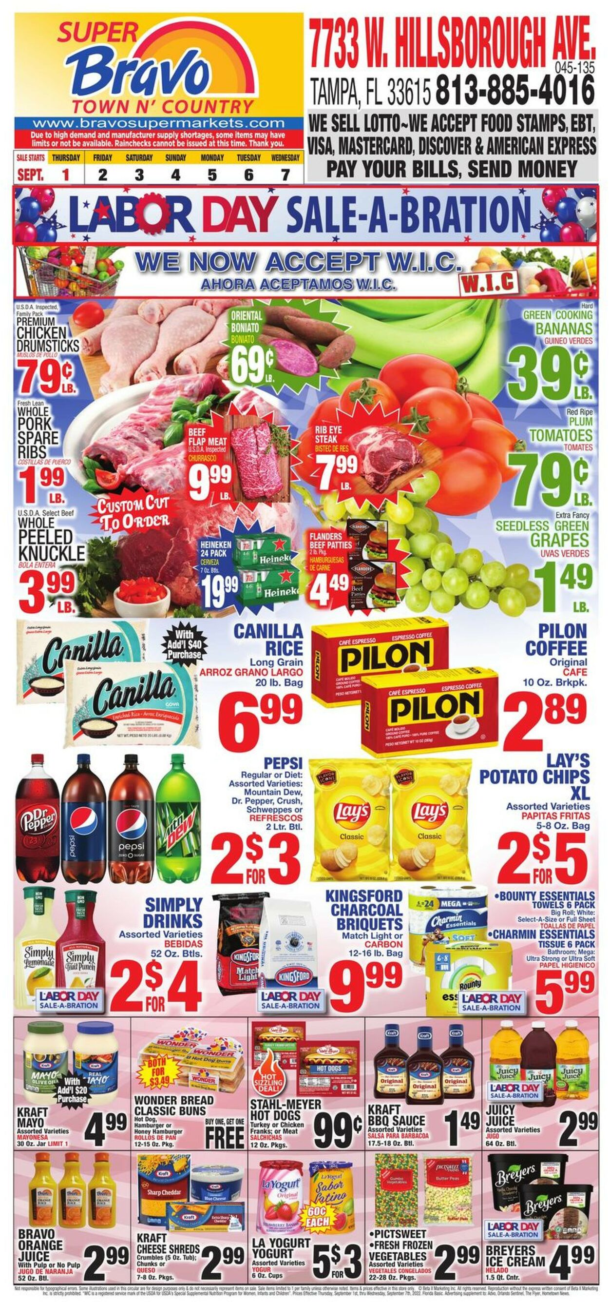 Bravo Supermarkets Weekly Ad Circular - valid 09/01-09/07/2022