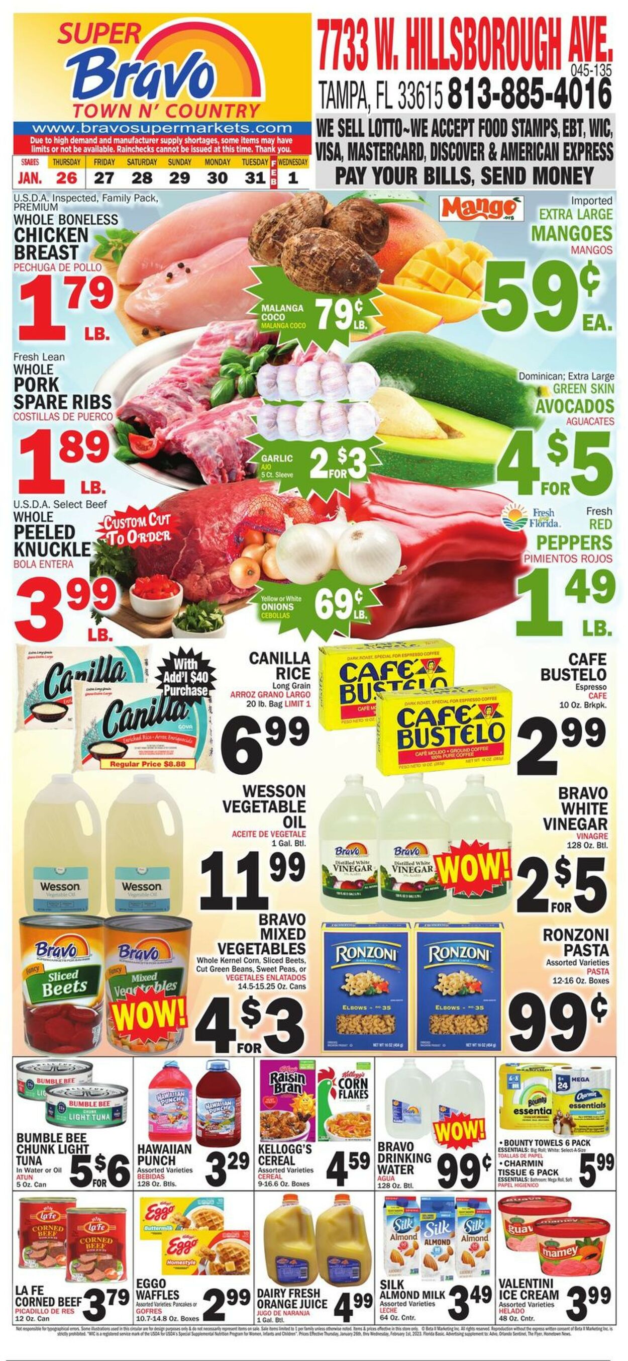 Bravo Supermarkets Weekly Ad Circular - valid 01/26-02/01/2023