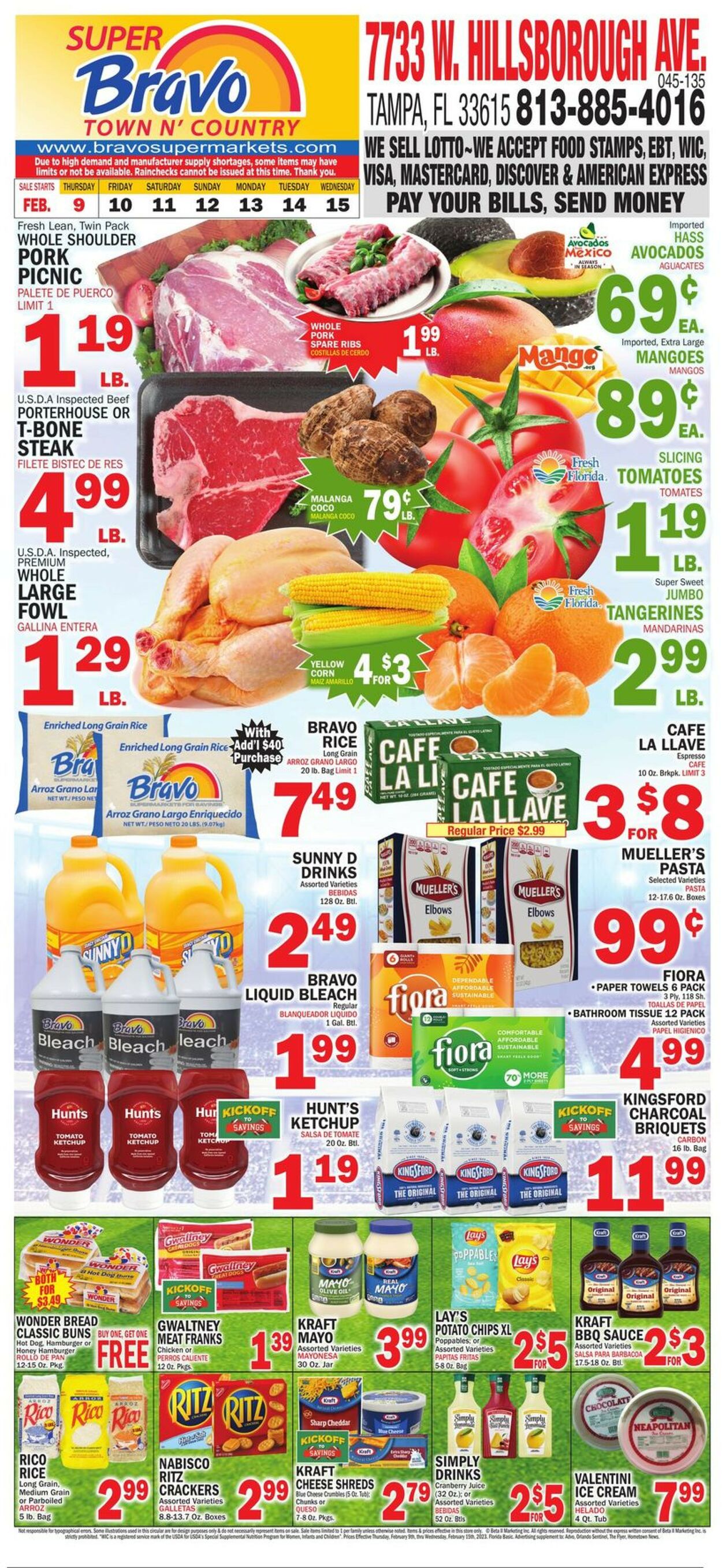 Bravo Supermarkets Weekly Ad Circular - valid 02/09-02/15/2023