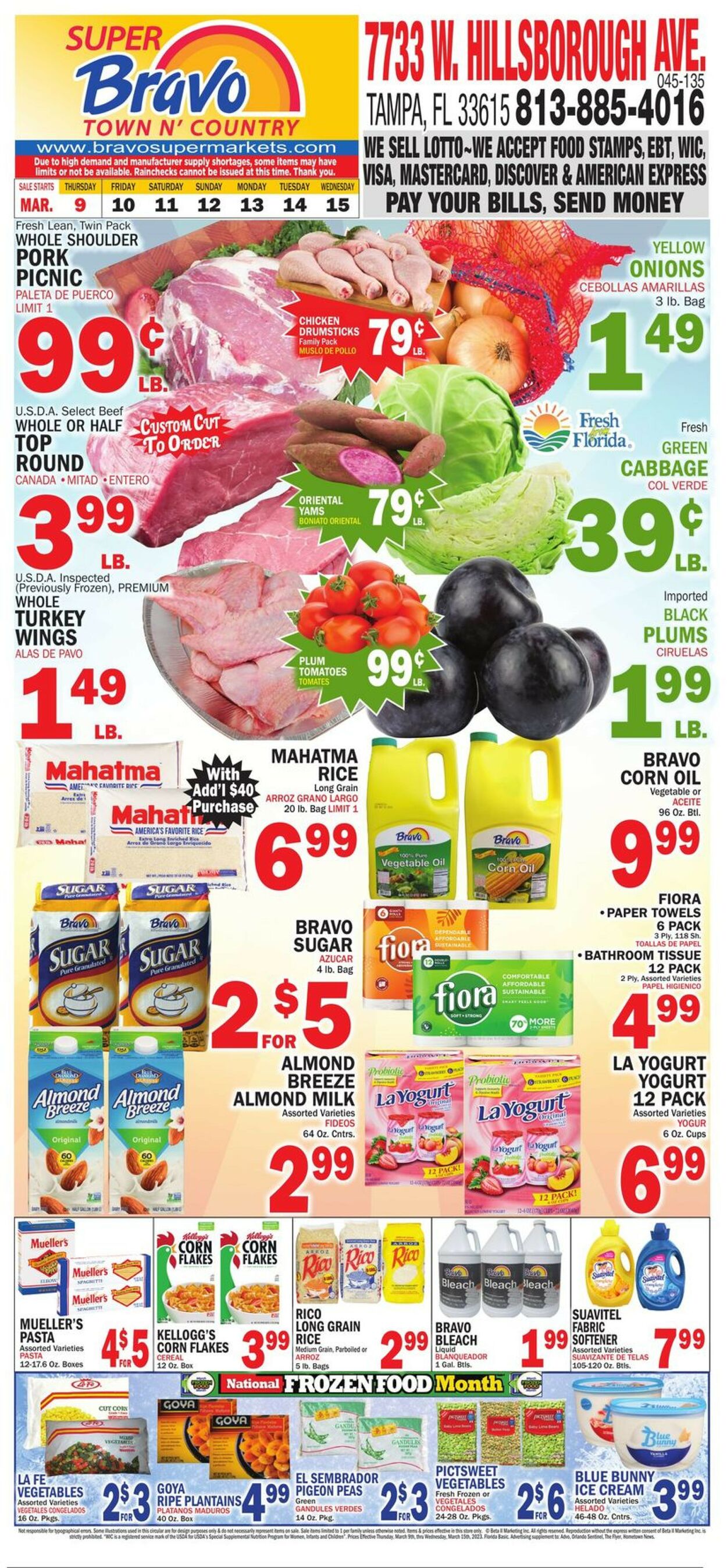 Bravo Supermarkets Weekly Ad Circular - valid 03/09-03/15/2023