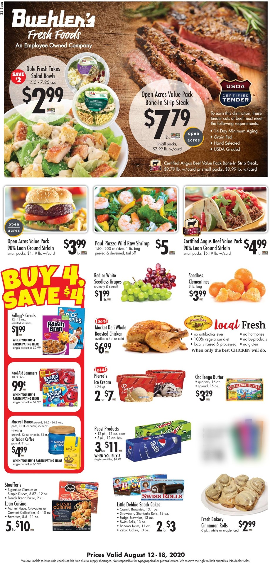 Buehler's Fresh Foods Weekly Ad Circular - valid 08/12-08/18/2020