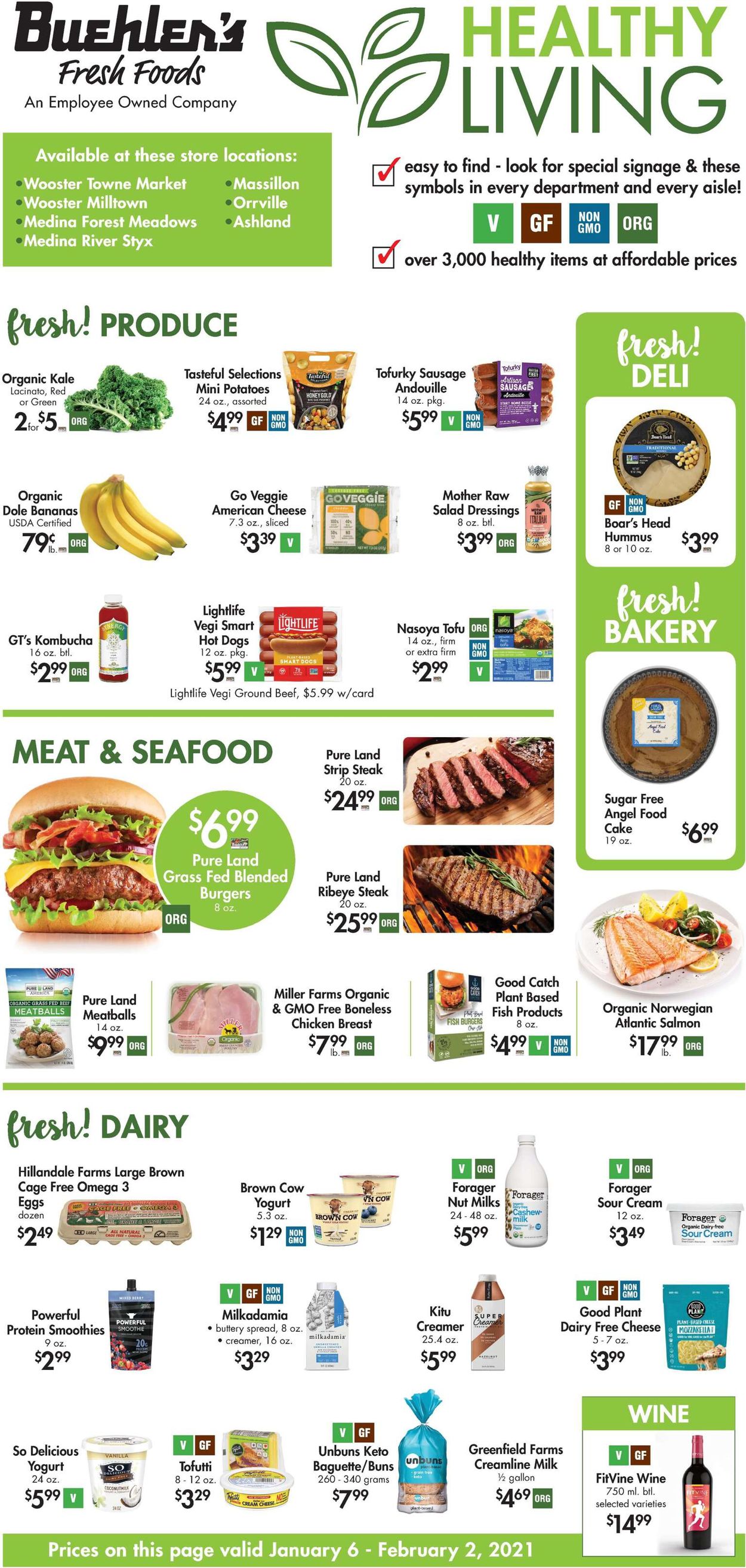 Buehler's Fresh Foods Weekly Ad Circular - valid 01/06-02/02/2021