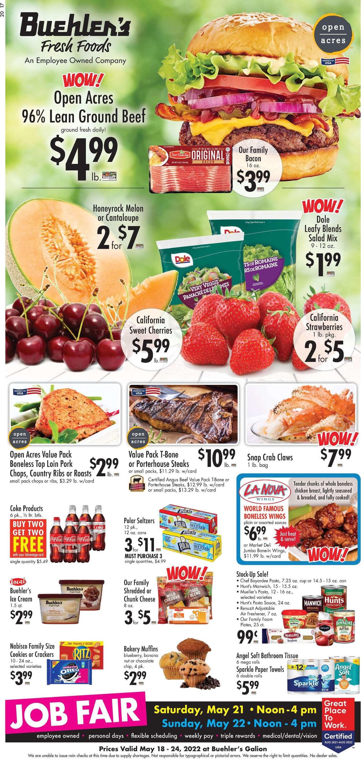Buehler's Fresh Foods Weekly Ad Circular - valid 05/18-05/24/2022