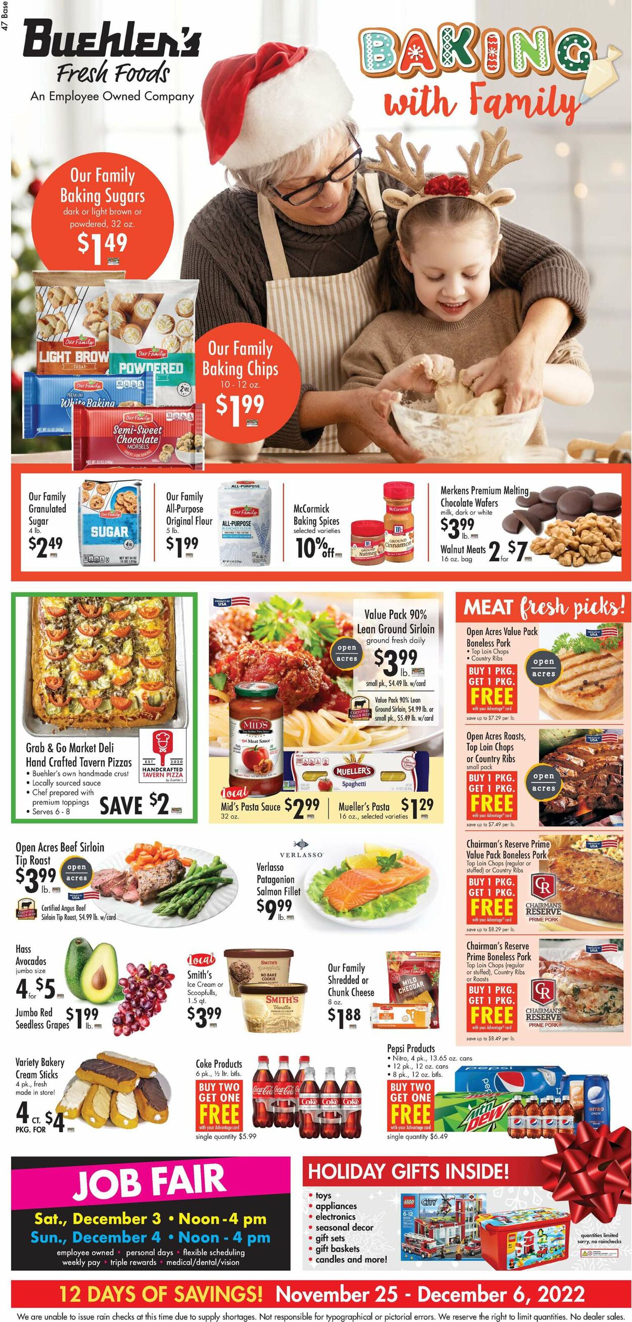 Buehler's Fresh Foods Weekly Ad Circular - valid 11/25-12/06/2022