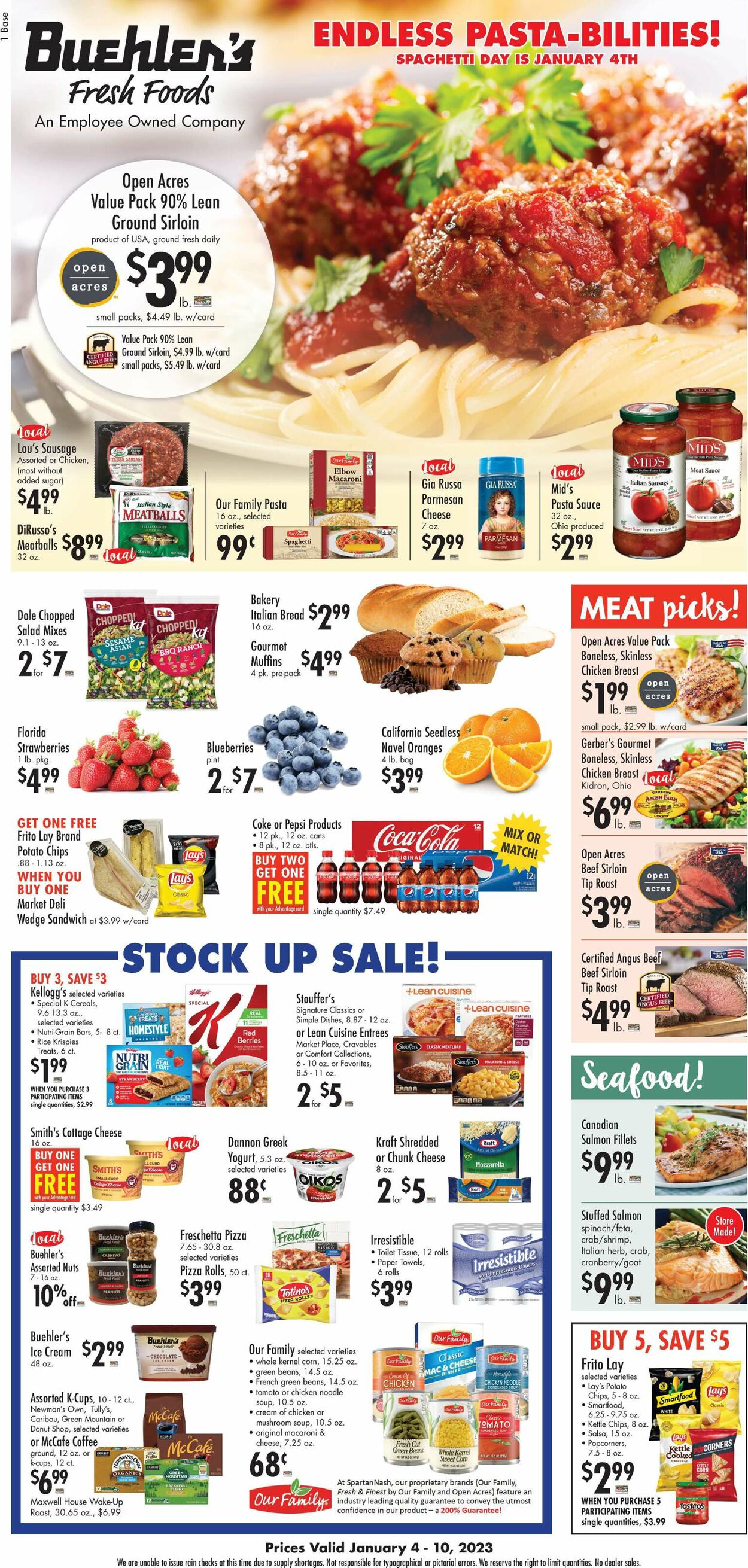 Buehler's Fresh Foods Weekly Ad Circular - valid 01/04-01/10/2023