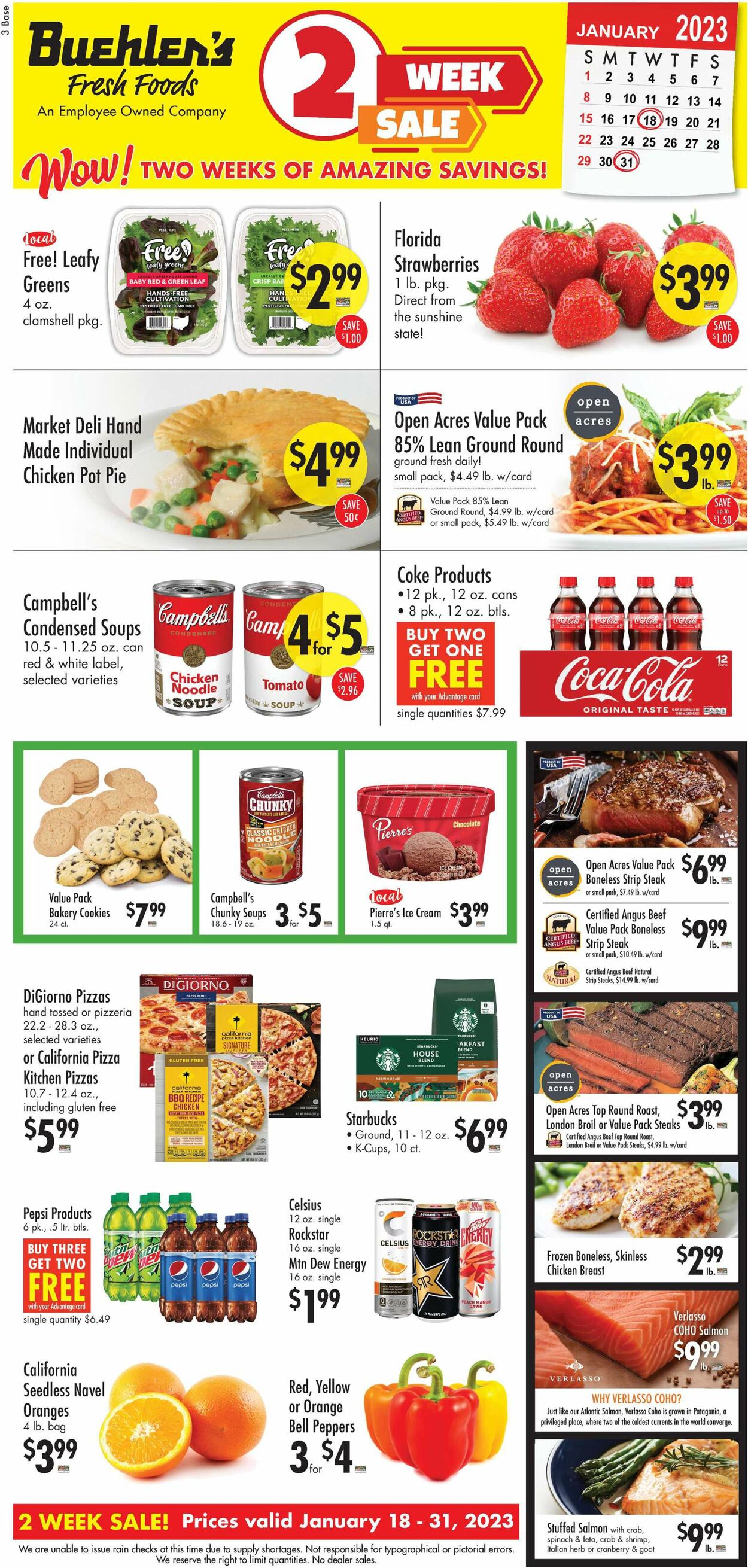 Buehler's Fresh Foods Weekly Ad Circular - valid 01/18-01/24/2023