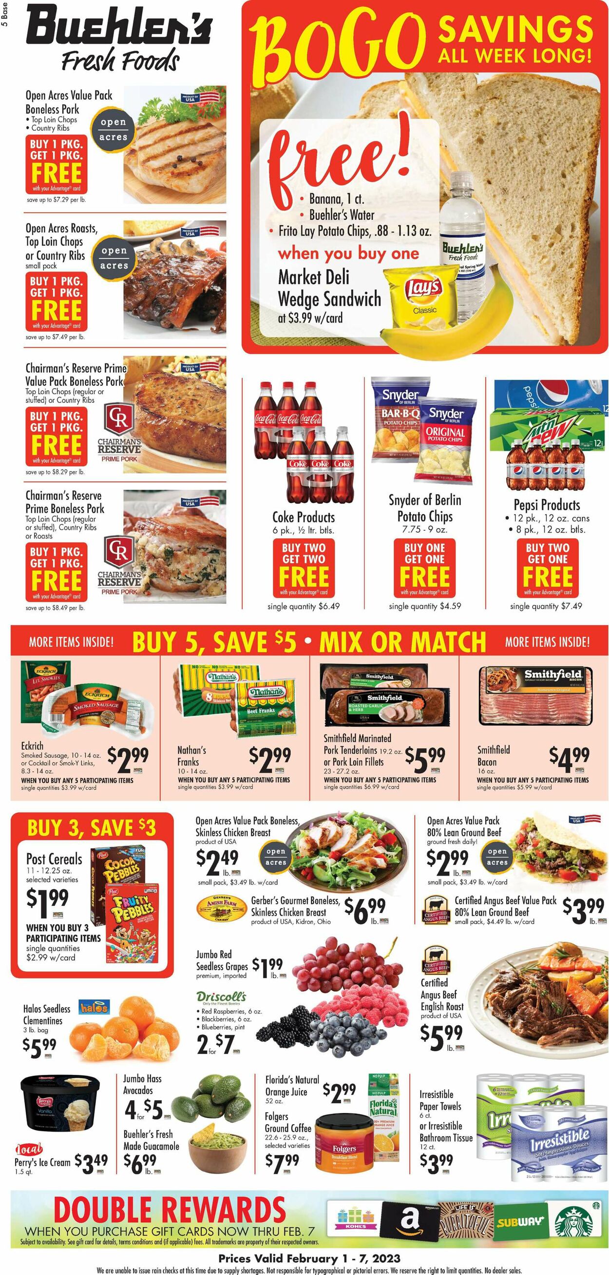 Buehler's Fresh Foods Weekly Ad Circular - valid 02/01-02/07/2023