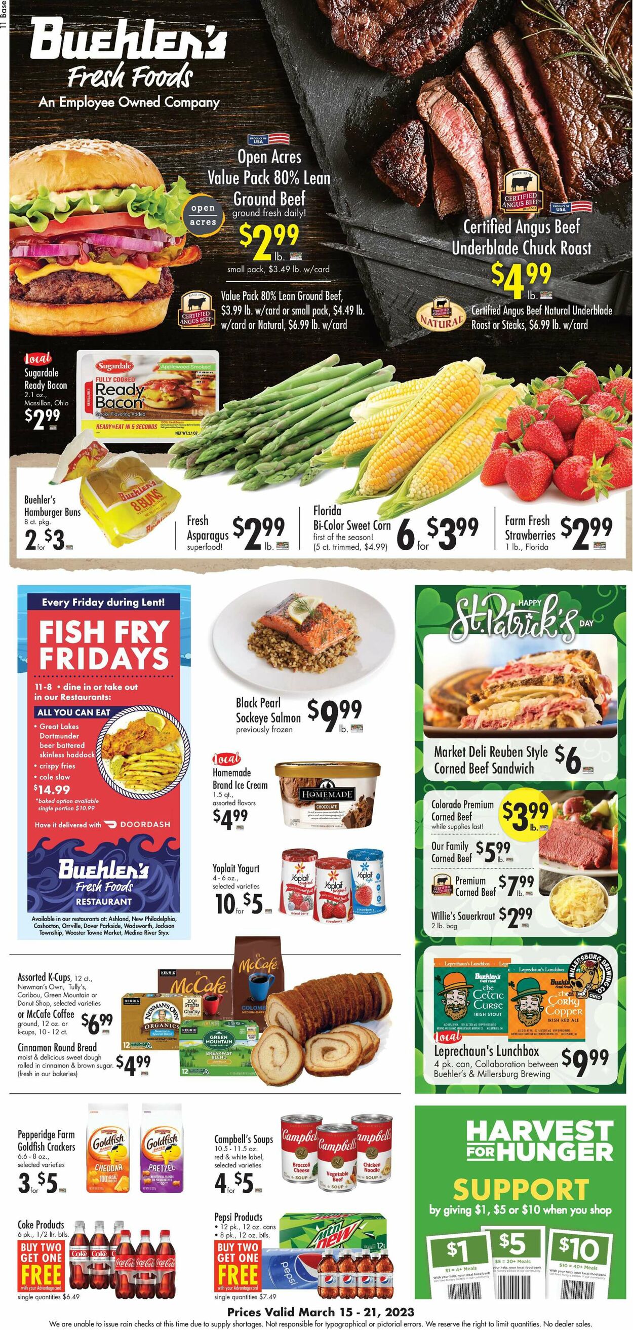 Buehler's Fresh Foods Weekly Ad Circular - valid 03/15-03/21/2023