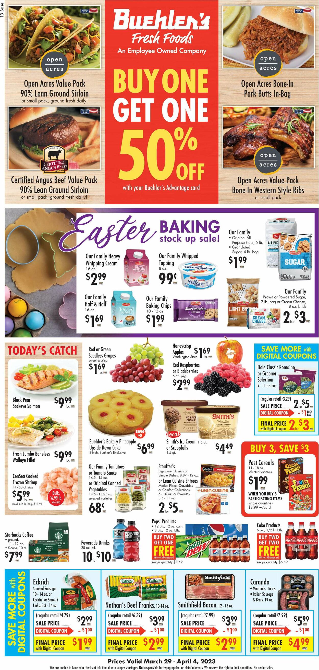 Buehler's Fresh Foods Weekly Ad Circular - valid 03/29-04/04/2023
