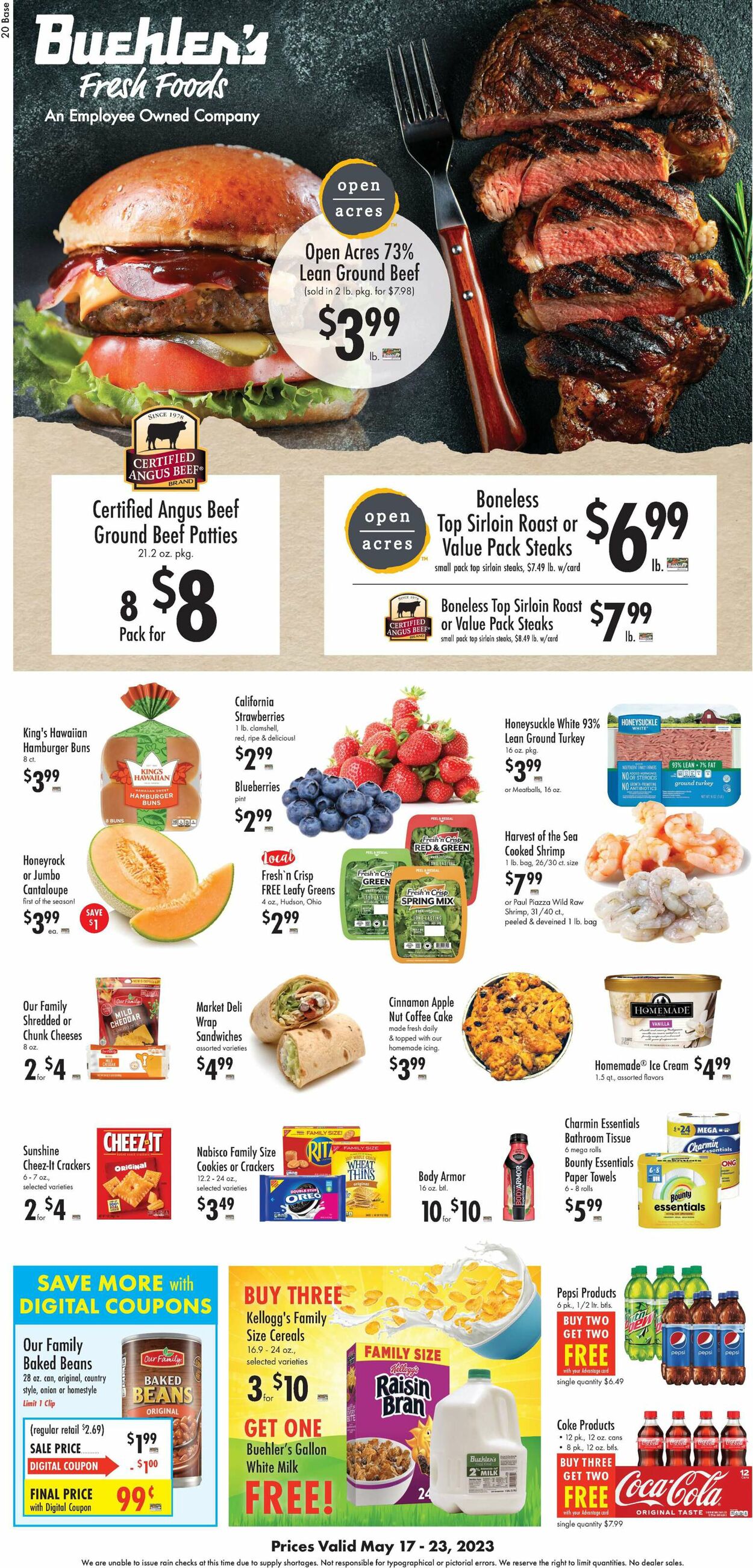 Buehler's Fresh Foods Weekly Ad Circular - valid 05/17-05/23/2023