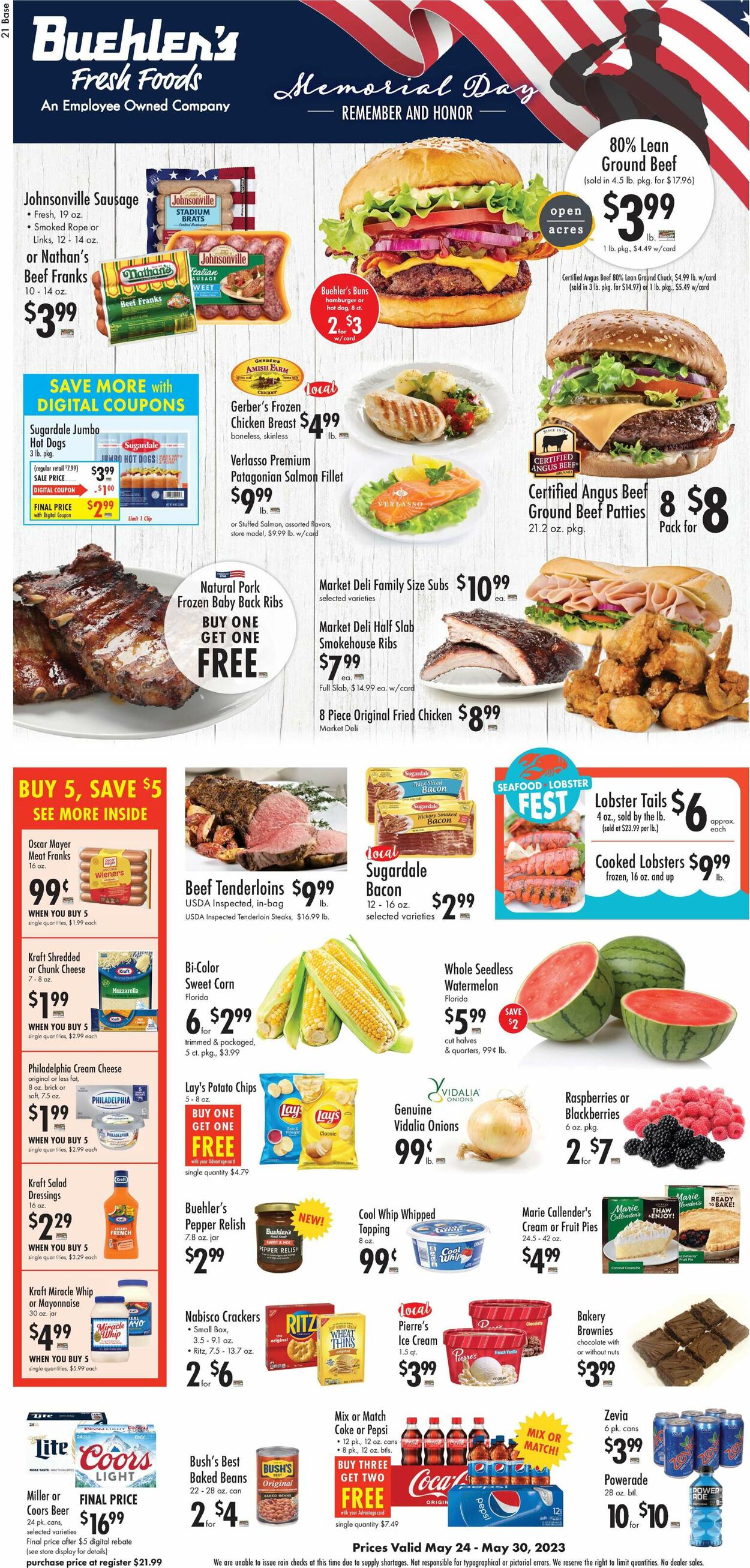 Buehler's Fresh Foods Weekly Ad Circular - valid 05/24-05/30/2023