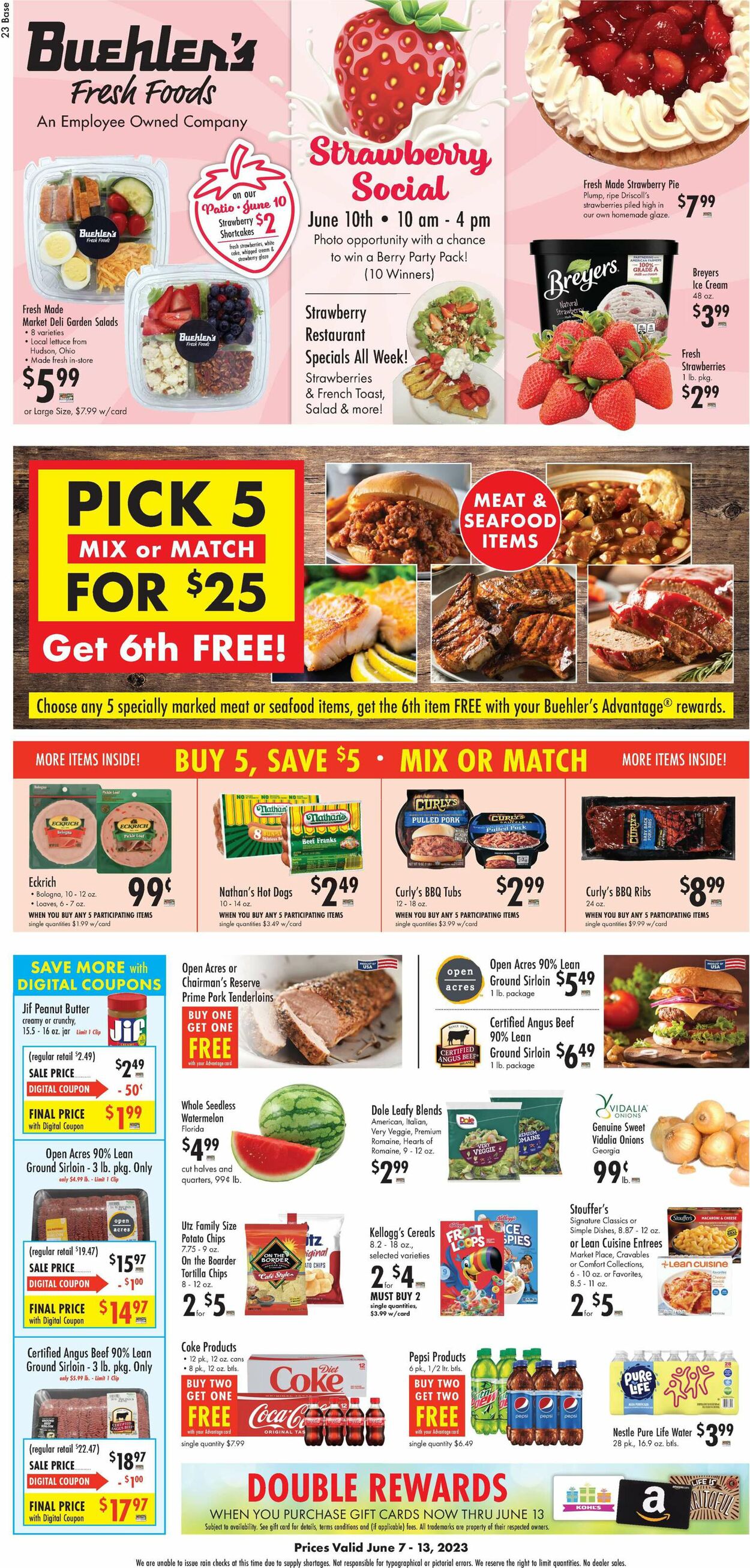 Buehler's Fresh Foods Weekly Ad Circular - valid 06/07-06/13/2023