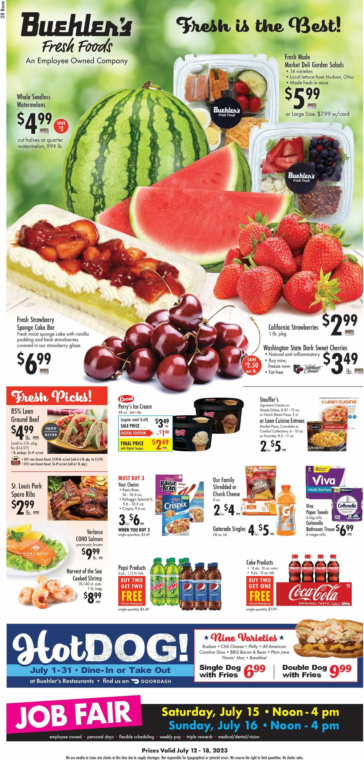 Buehler's Fresh Foods Weekly Ad Circular - valid 07/12-07/18/2023