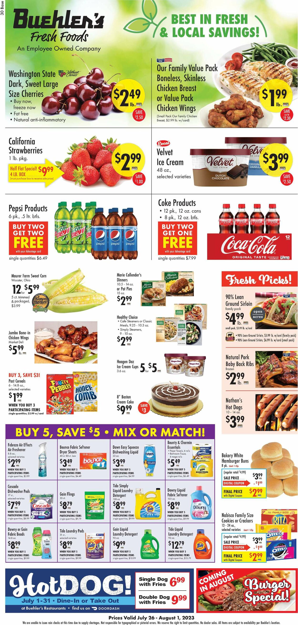 Buehler's Fresh Foods Weekly Ad Circular - valid 07/26-08/01/2023