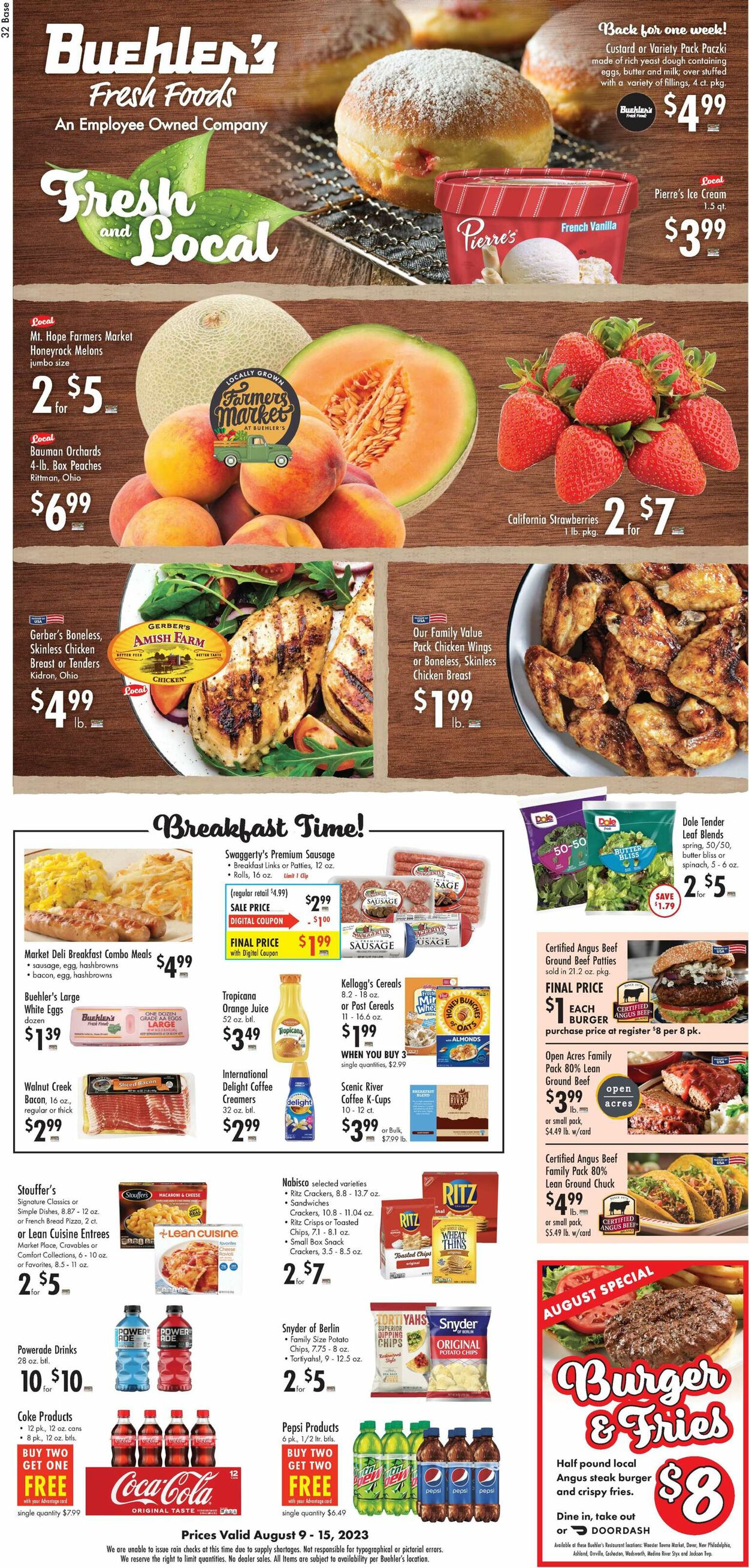 Buehler's Fresh Foods Weekly Ad Circular - valid 08/09-08/15/2023