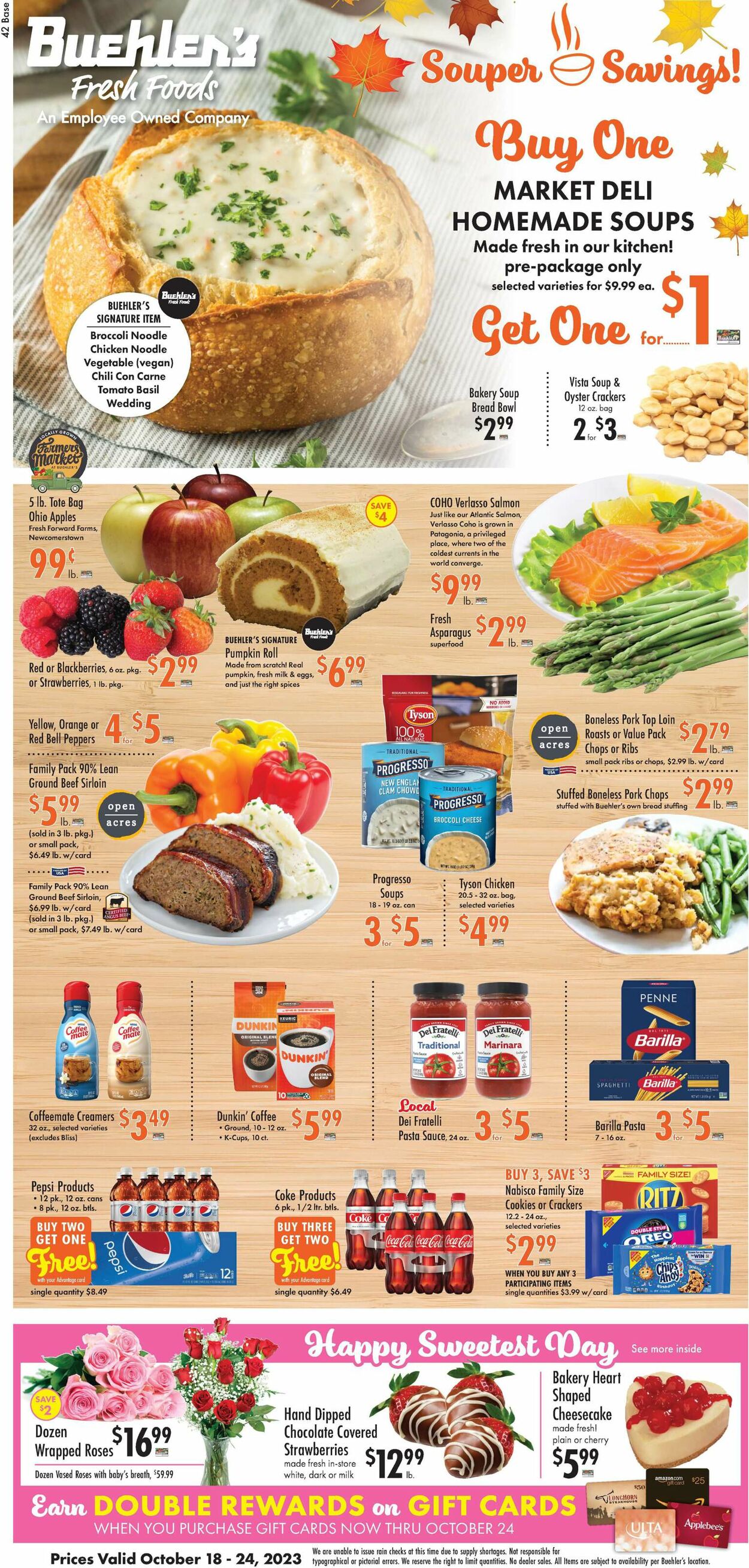 Buehler's Fresh Foods Weekly Ad Circular - valid 10/18-10/24/2023