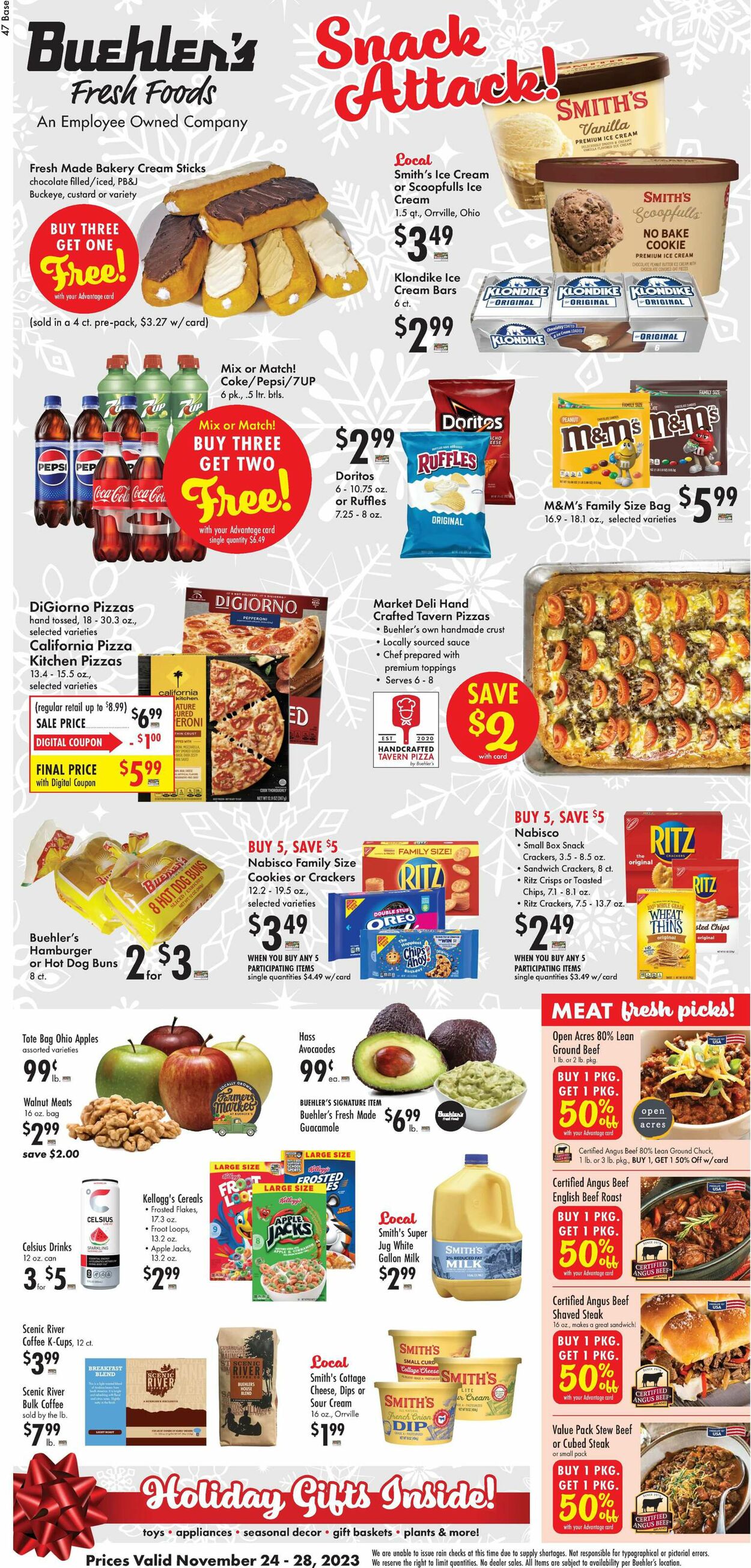 Buehler's Fresh Foods Weekly Ad Circular - valid 11/24-11/28/2023
