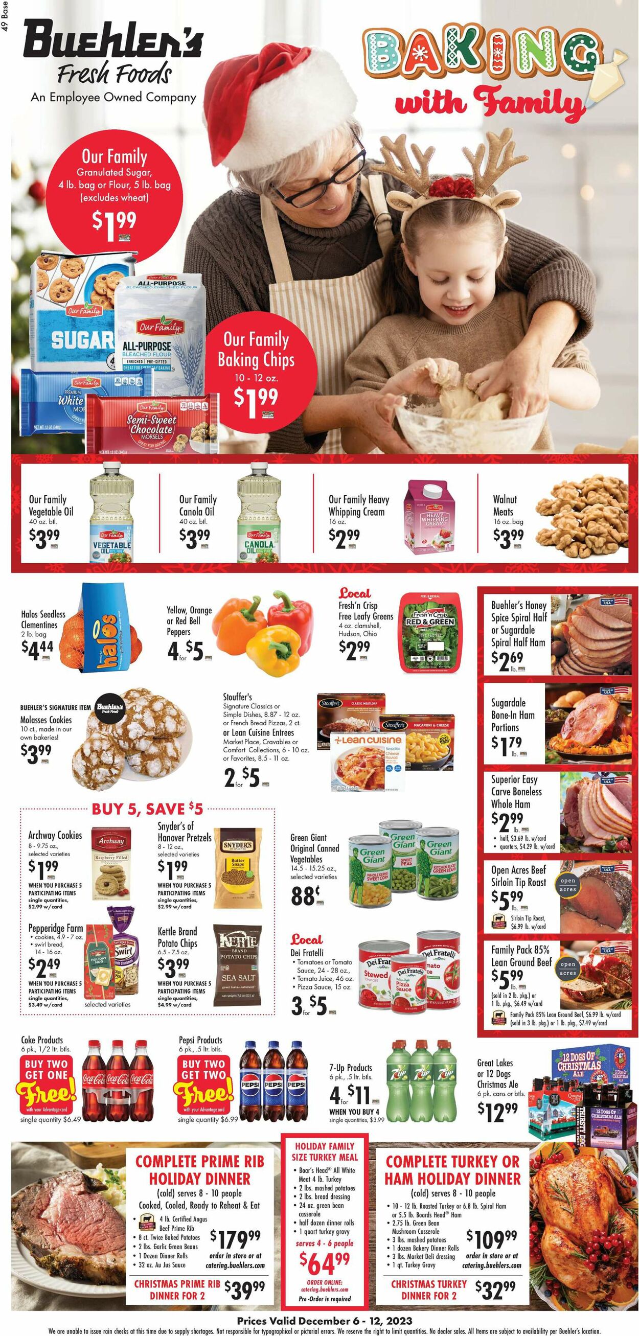 Buehler's Fresh Foods Weekly Ad Circular - valid 12/06-12/12/2023