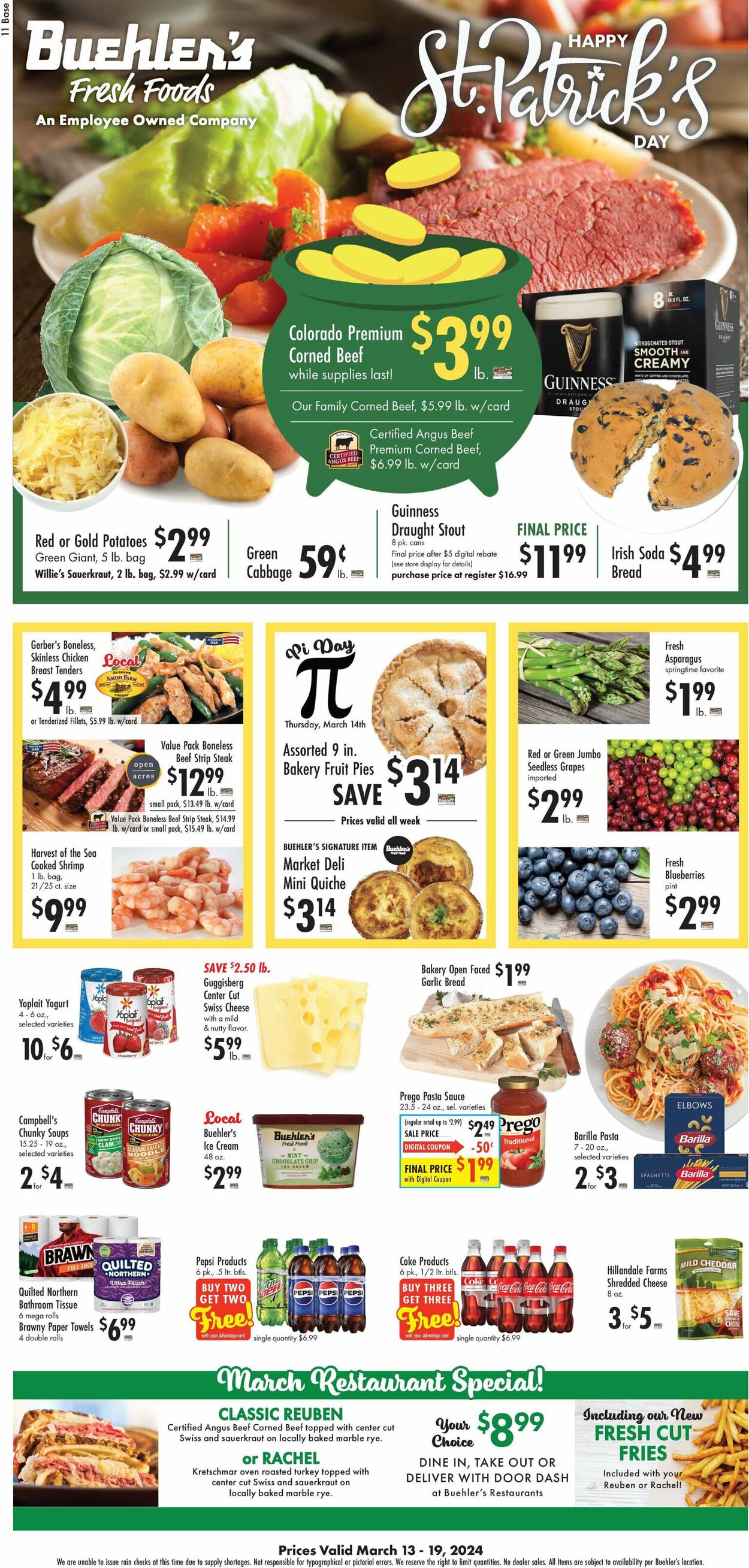 Buehler's Fresh Foods Weekly Ad Circular - valid 03/13-03/19/2024