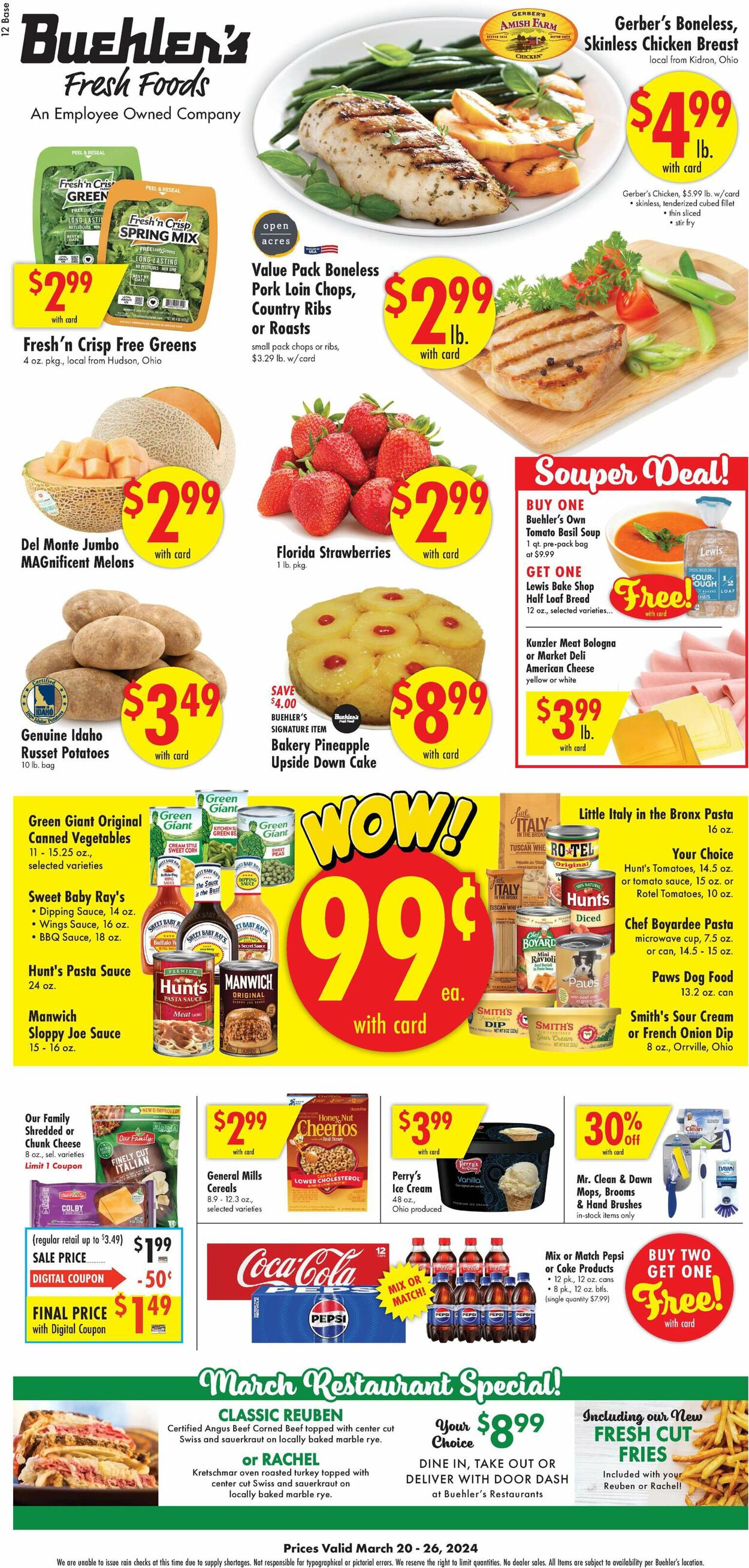 Buehler's Fresh Foods Weekly Ad Circular - valid 03/20-03/26/2024
