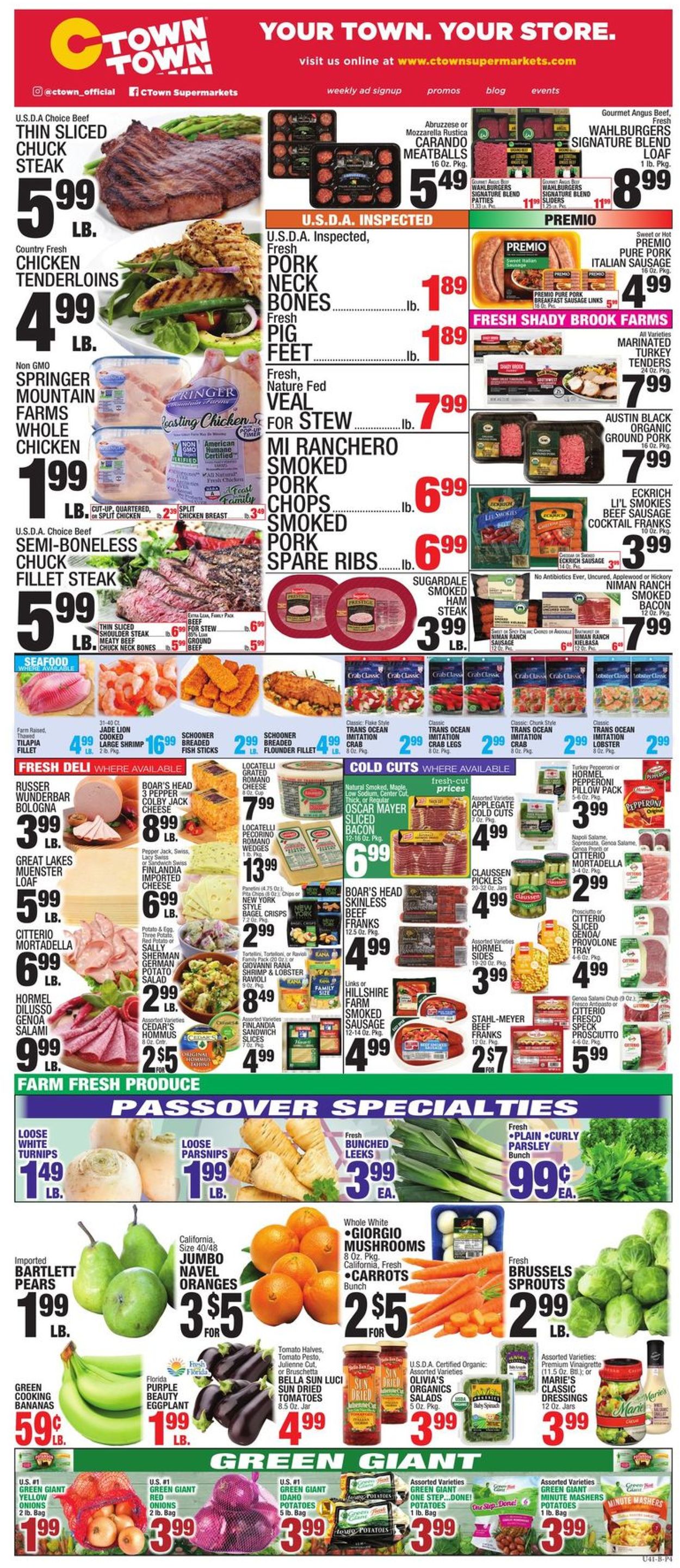 C-Town EASTER 2022 Weekly Ad Circular - valid 04/15-04/21/2022 (Page 4)